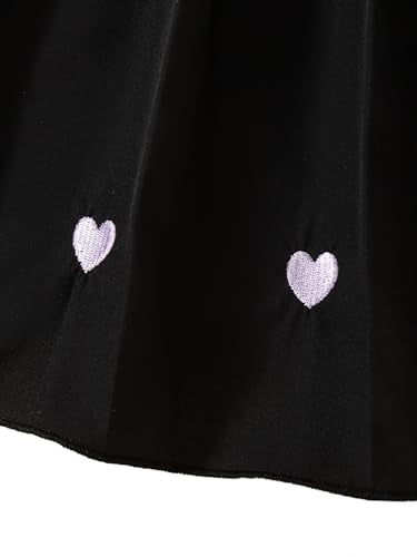 Girls 2 Piece Outfits Print Short Sleeve Top and Pleated Skirt Girls Trendy Clothing Set