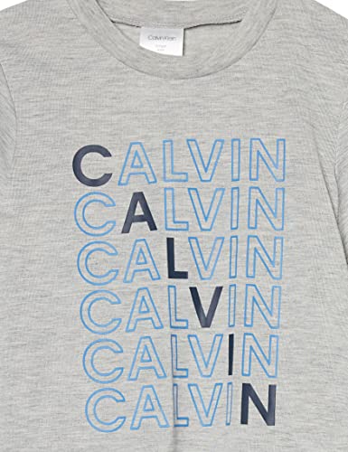 Calvin Klein Boys' Two Piece Sleepwear Top and Bottom Pajama Set