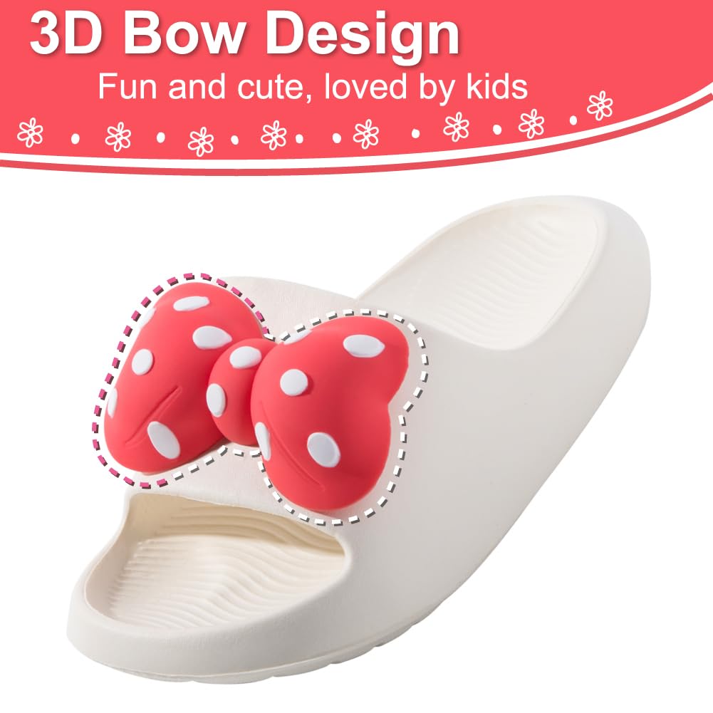 Fiedaz Kids Slides for Girls Boys Toddler Cloud Slides Animal Quick Drying Beach Slides Toddler Pool Shower Flip Flops Slippers