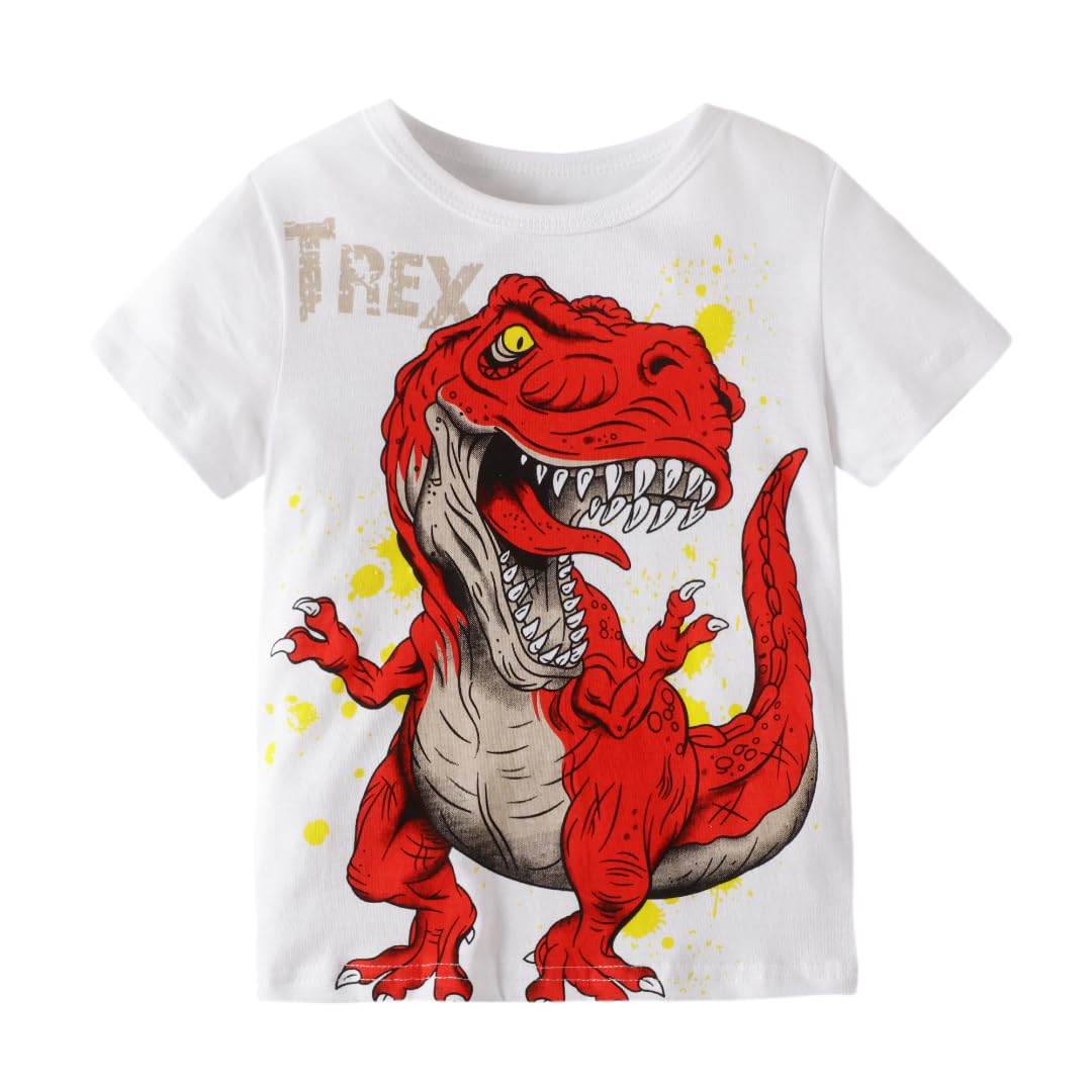 Toddler Boy Summer Clothes Outfits Kids Cotton Short Sleeve Shirt Shorts Set 2-7 Years
