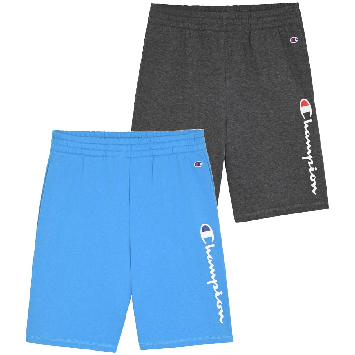 Champion Boys Shorts 2 Pack Athletic Fleece Short for Boys