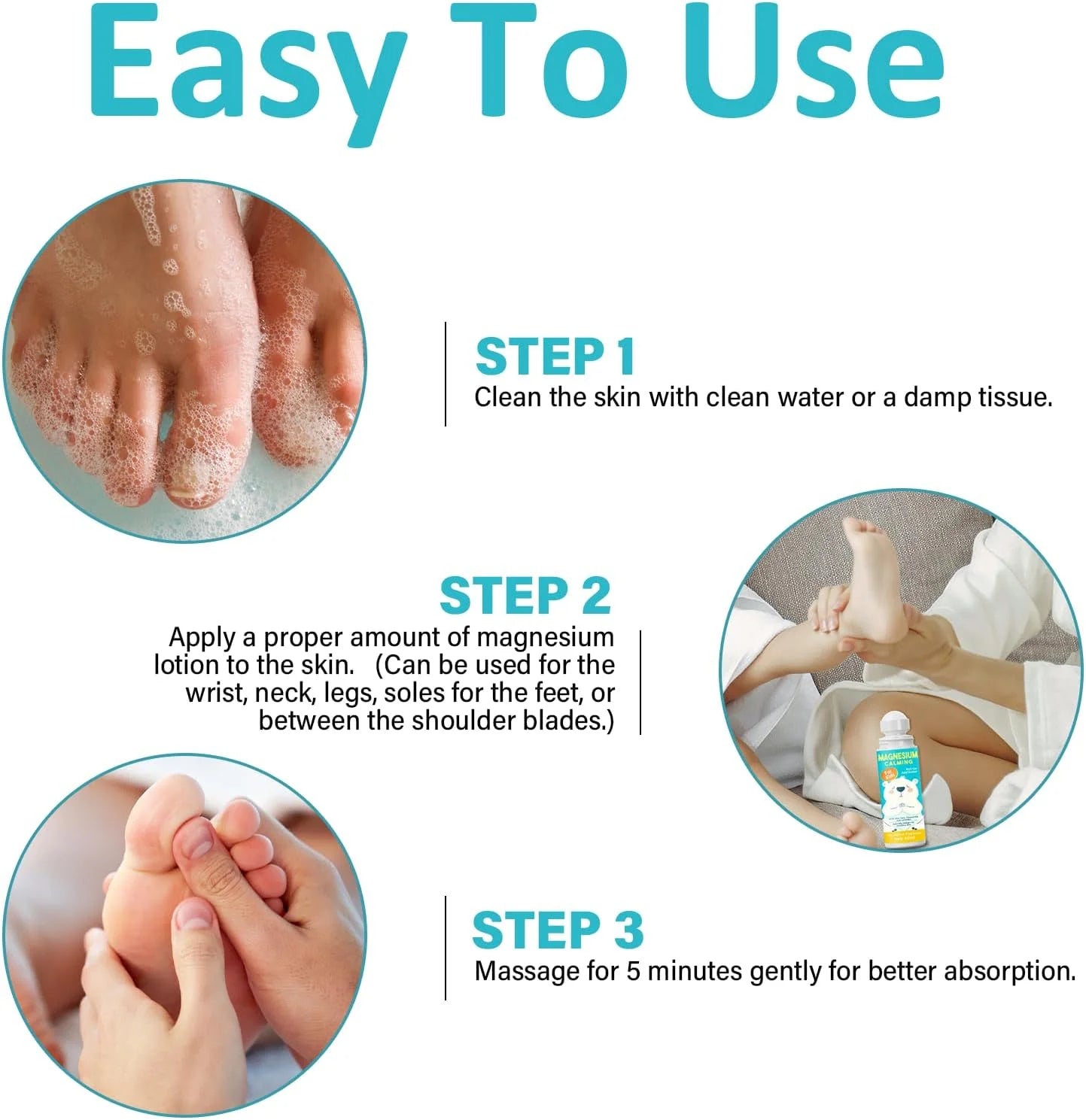 Magnesium Lotion for Kids Sleep & Calm - Help Children Calm and Sleep, Support a Balanced Mood, Bedtime & Night, New