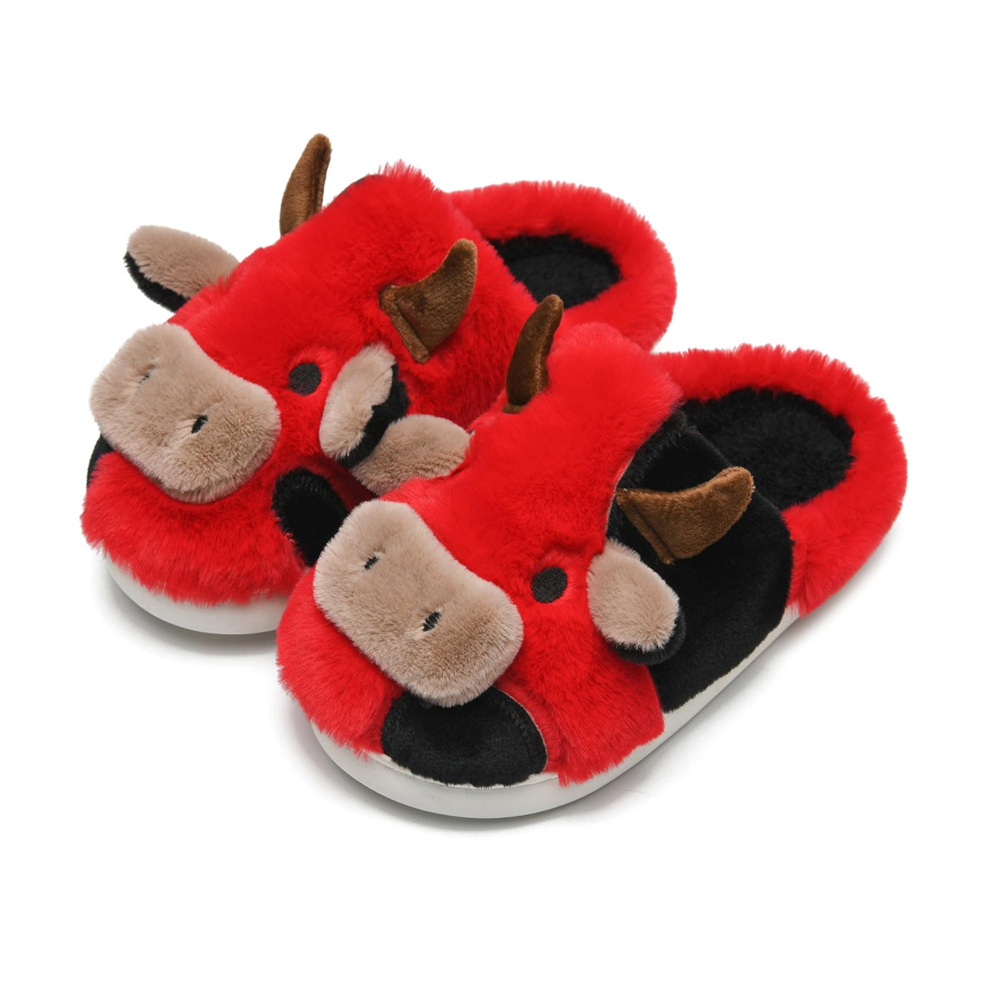 Cow Slippers Toddler Slippers Kids Slippers Boys Girls Soft Non-Slip slippers Memory Foam Toddler House Shoes Kawaii Bedroom Pillow Cloud Slippers for kids