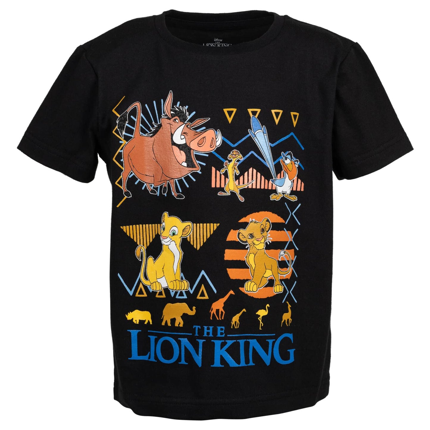 Disney Lion King Toy Story Mickey Mouse Cars T-Shirt Tank Top and French Terry Shorts 3 Piece Outfit Set Toddler to Big Kid