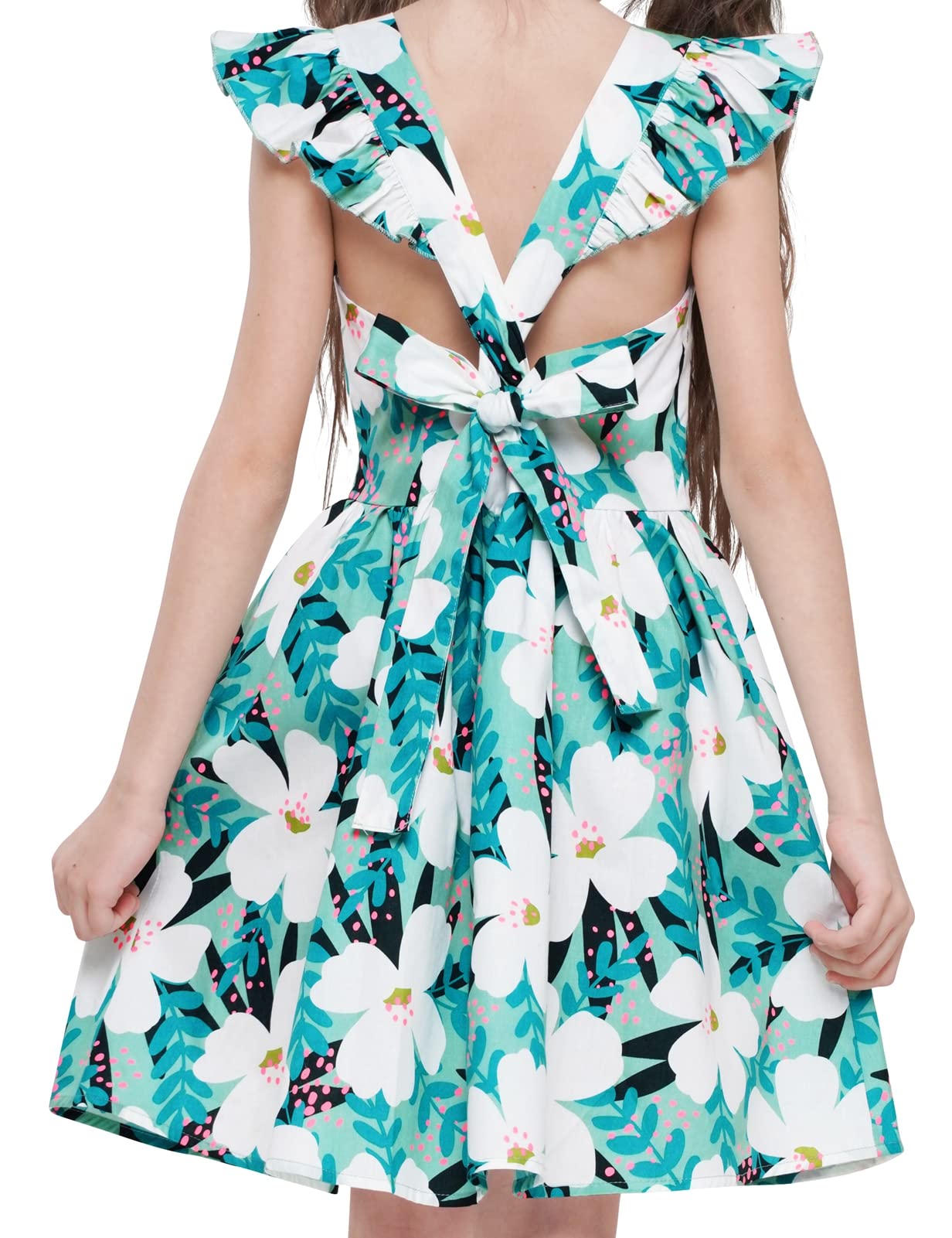 Kid Floral Cotton Girls Dresses Summer Girl Clothes