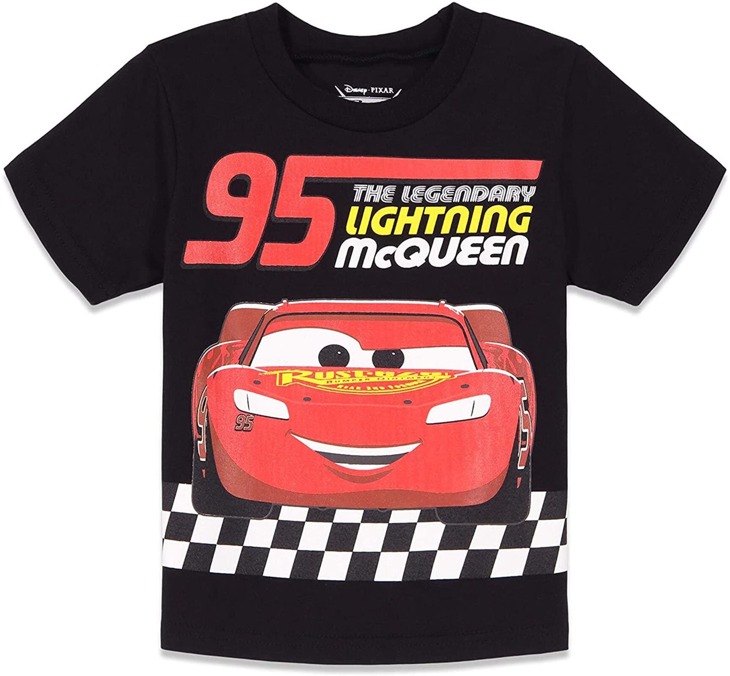 Disney Pixar Cars Tow Mater Lightning McQueen 3 Pack T-Shirts Infant to Big Kid