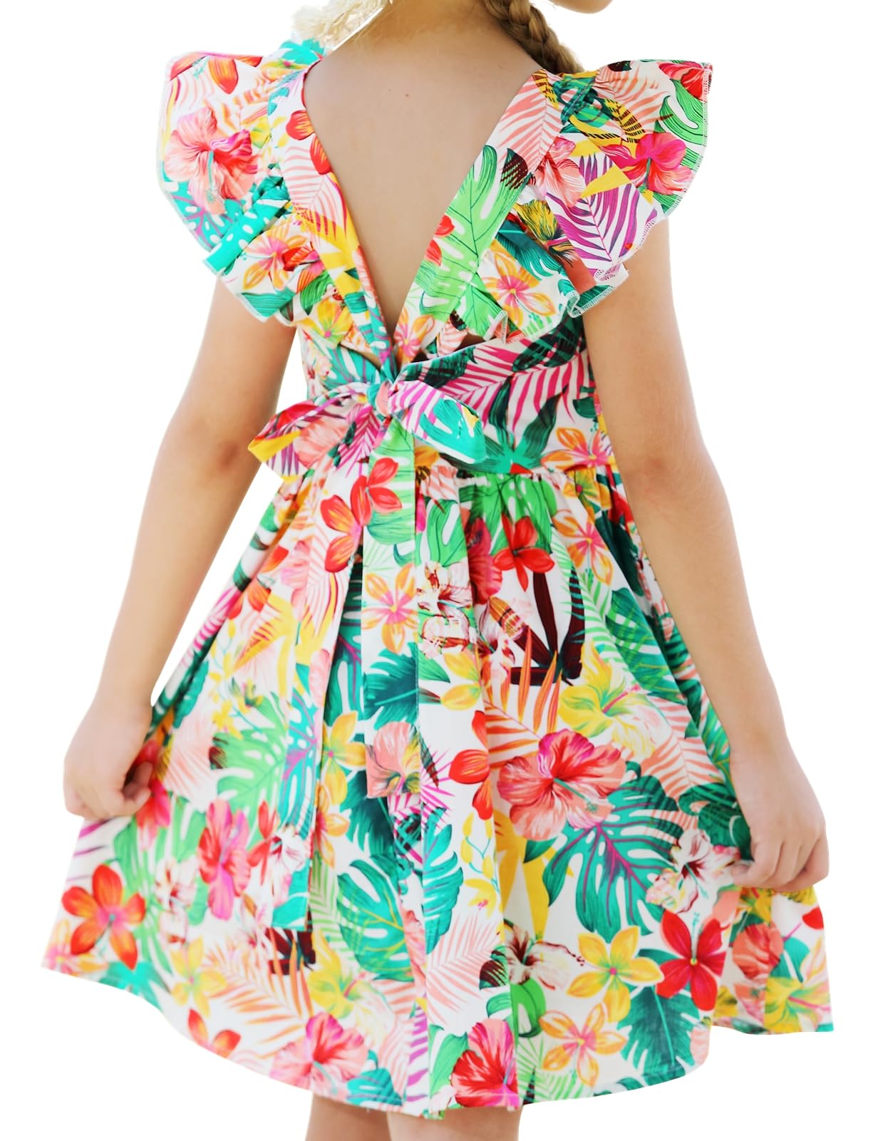 Kid Floral Cotton Girls Dresses Summer Girl Clothes