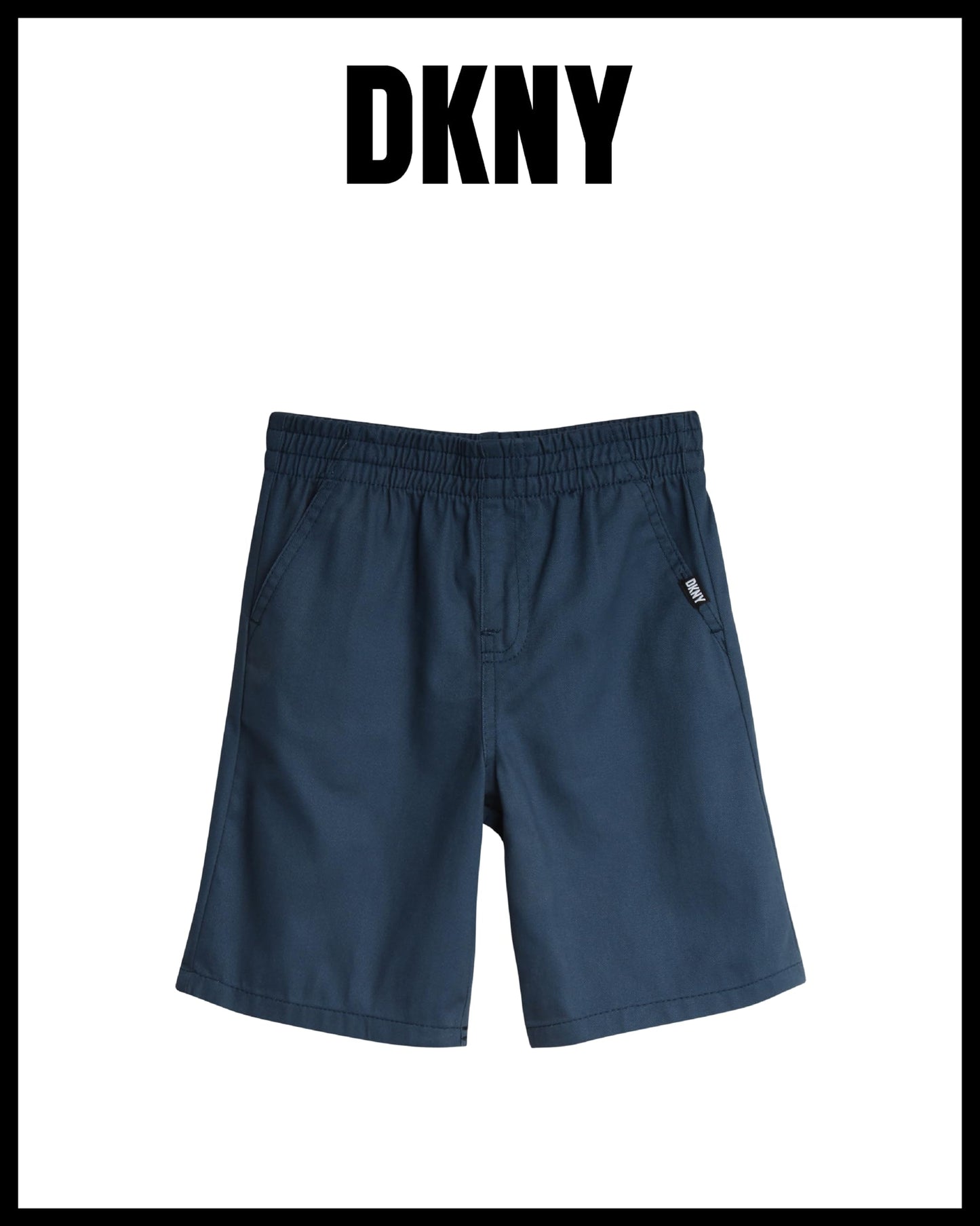 DKNY Boys' Short Set - 3 Piece Short Sleeve Button Down Shirt, Crew Neck T-Shirt, and Twill Shorts for Boys (Sizes: 2T-7)