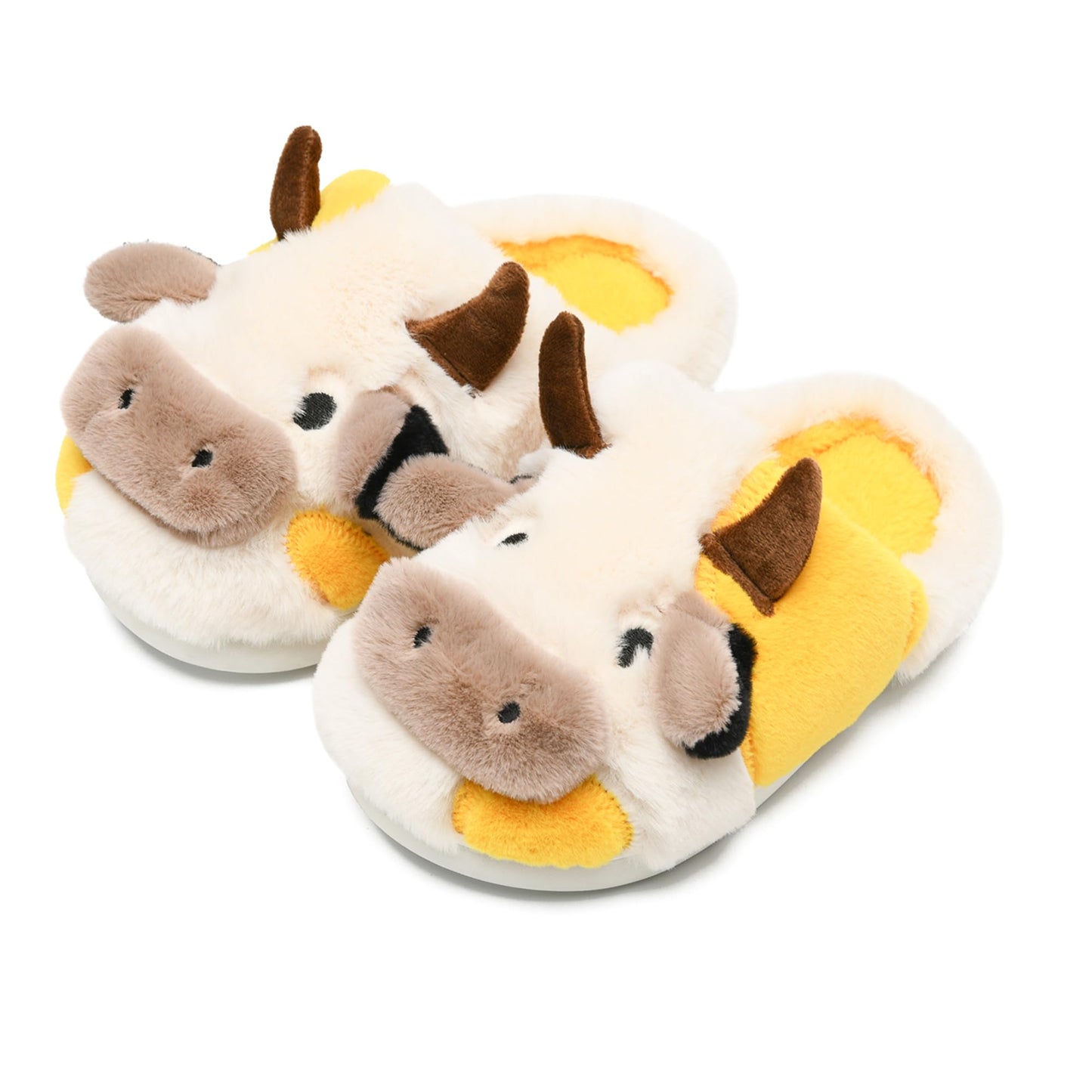 Cow Slippers Toddler Slippers Kids Slippers Boys Girls Soft Non-Slip slippers Memory Foam Toddler House Shoes Kawaii Bedroom Pillow Cloud Slippers for kids