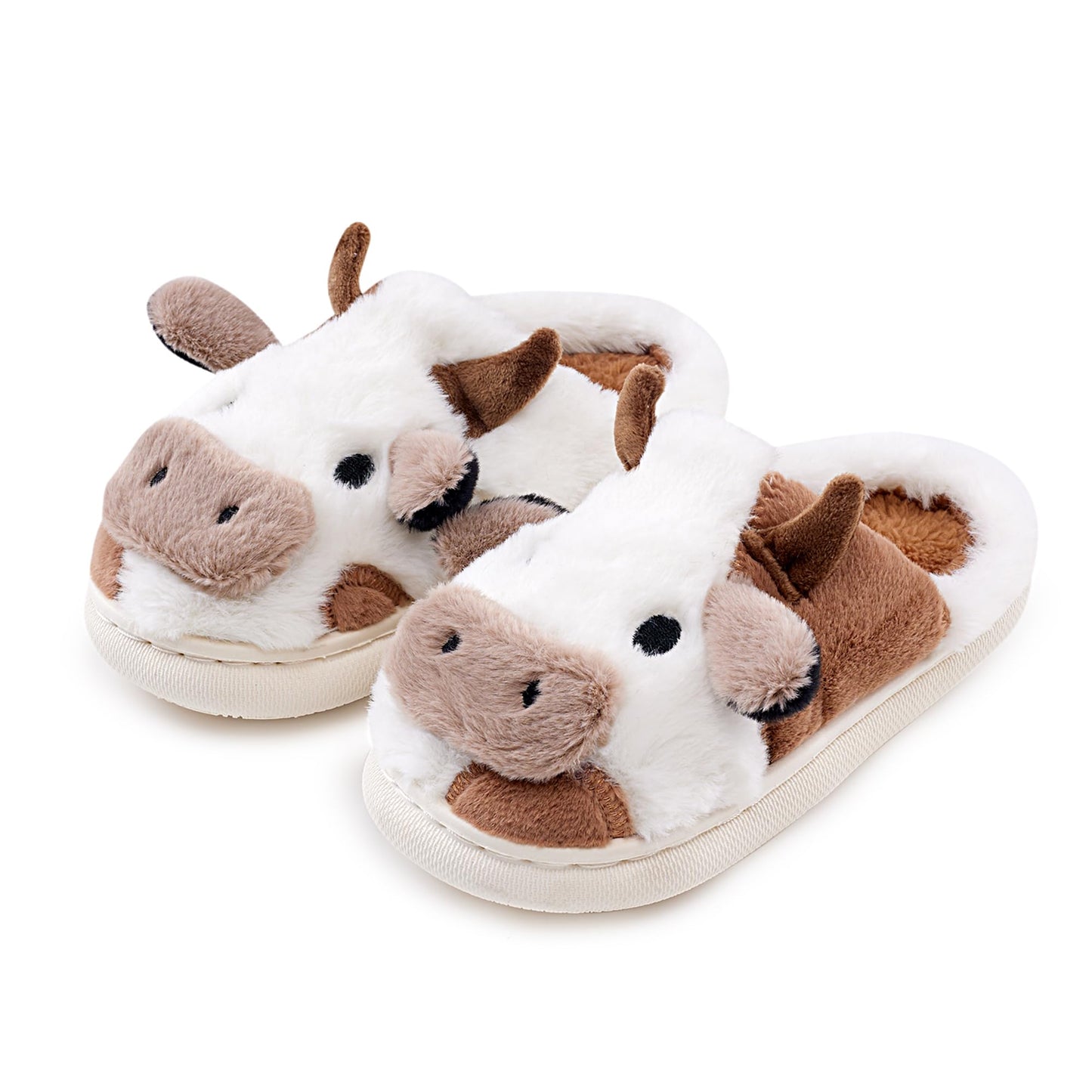 Cow Slippers Toddler Slippers Kids Slippers Boys Girls Soft Non-Slip slippers Memory Foam Toddler House Shoes Kawaii Bedroom Pillow Cloud Slippers for kids