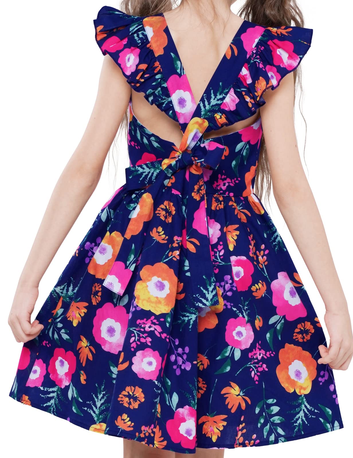 Kid Floral Cotton Girls Dresses Summer Girl Clothes