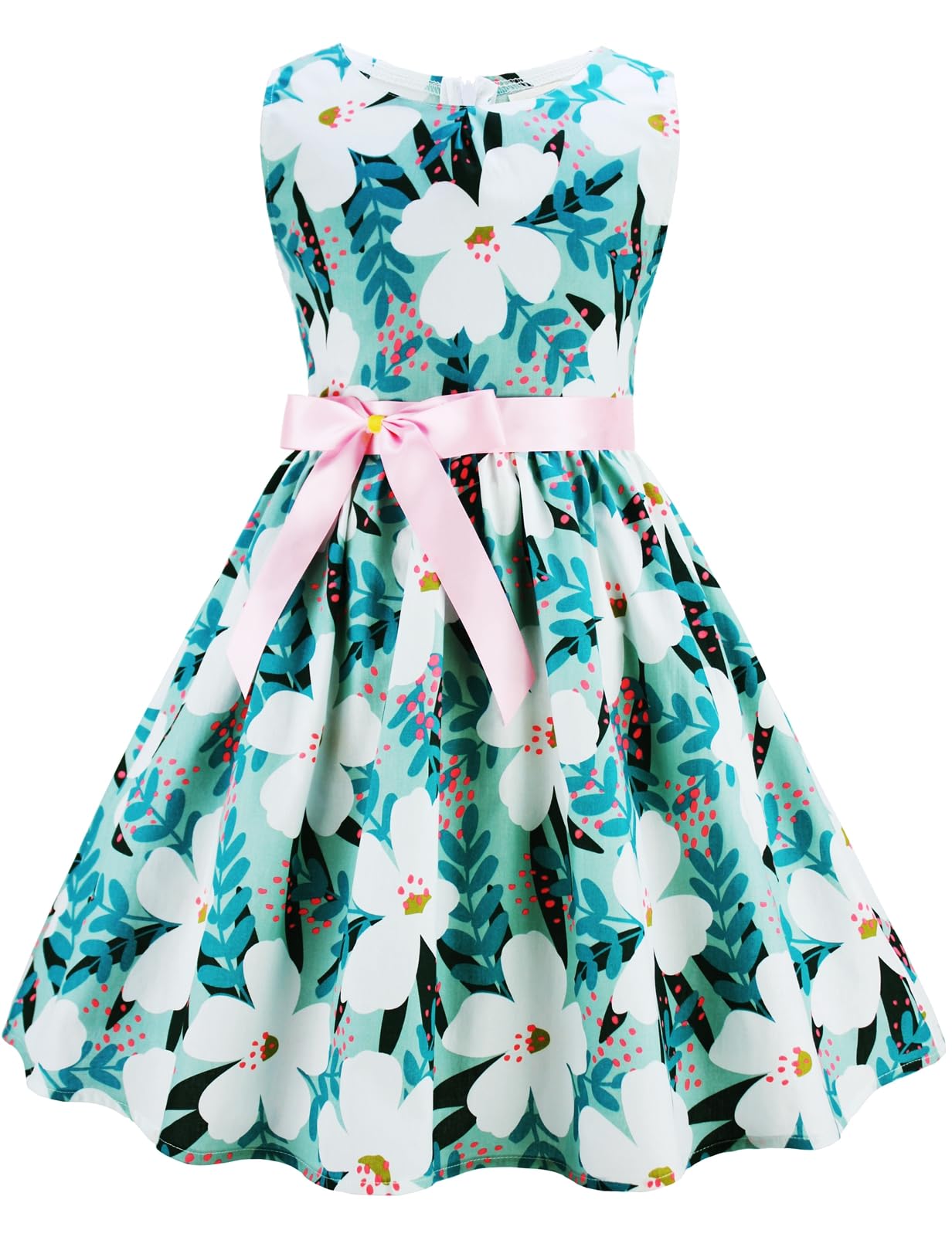 Kid Floral Cotton Girls Dresses Summer Girl Clothes