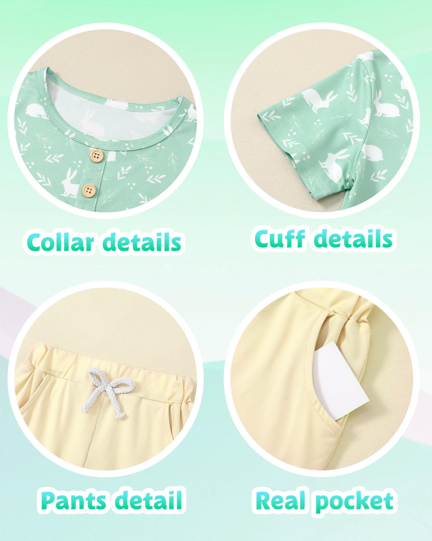 Coco&RARA Toddler Boy Clothes Outfits Kid Summer Hawaiian Print T-Shirt + Elastic Waist Pockets Shorts Clothes Set 2-7T