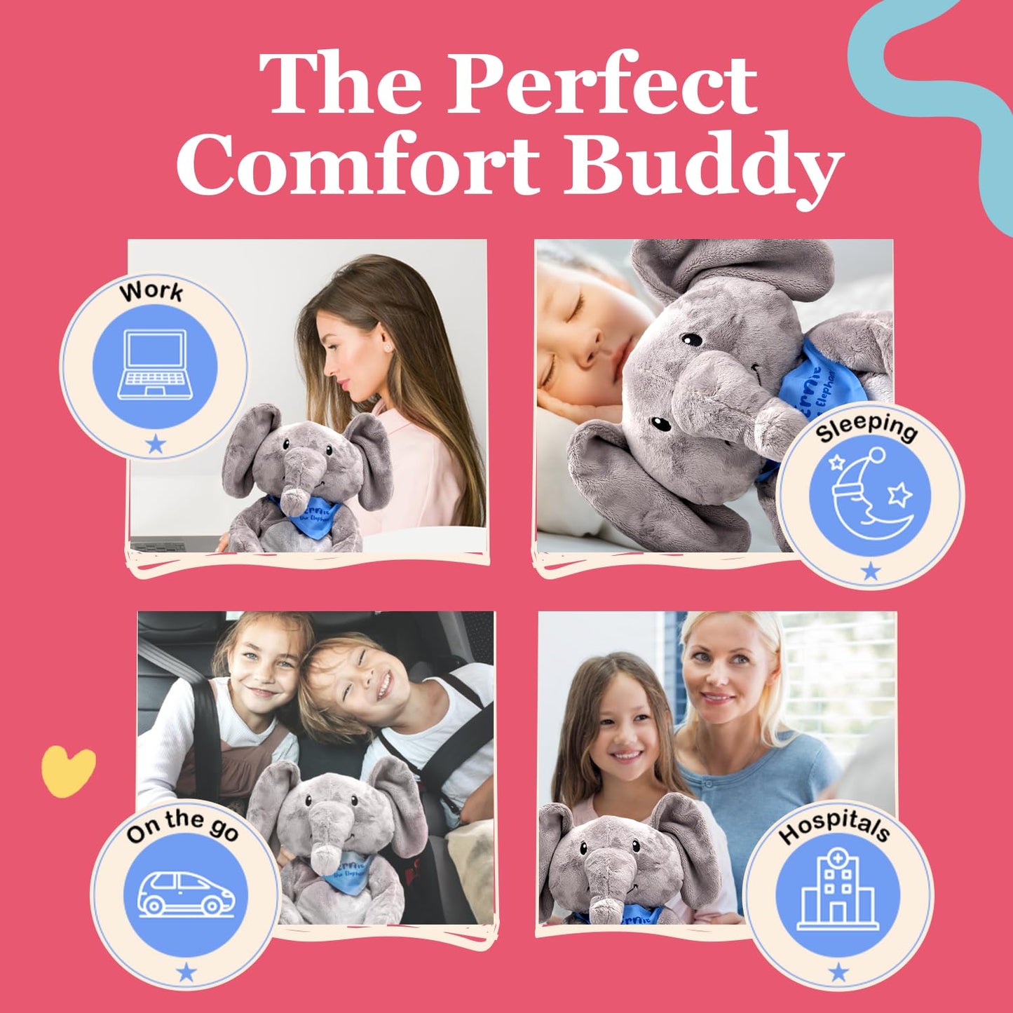 Lilly's Love Weighted Stuffed Animal, 5lb | Sensory Plush for Kids & Adults | Machine Washable Plushie w/Removable Inner | Calming Weighted Stuffed Animal for Anxiety, Stevie The Sloth