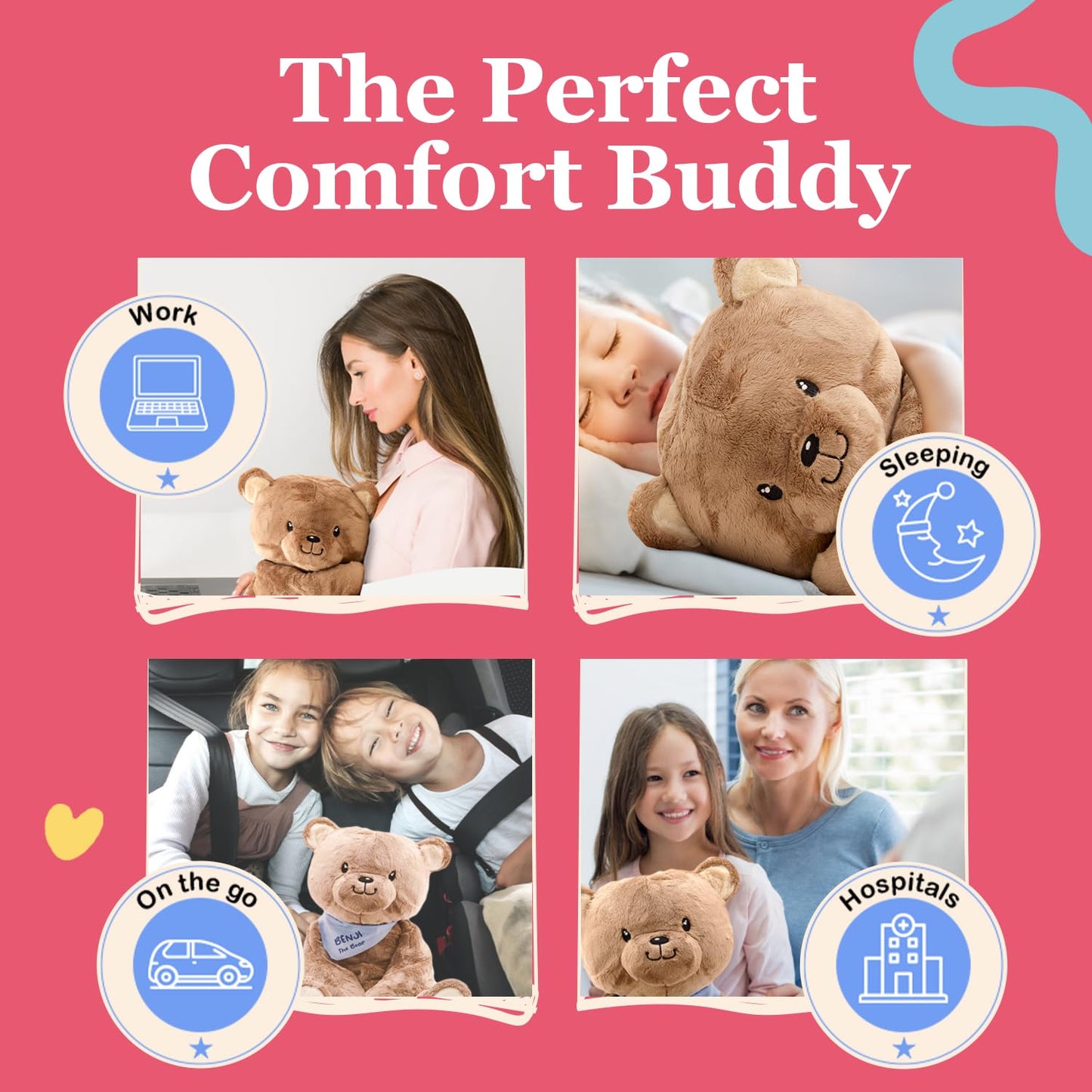 Lilly's Love Weighted Stuffed Animal, 5lb | Sensory Plush for Kids & Adults | Machine Washable Plushie w/Removable Inner | Calming Weighted Stuffed Animal for Anxiety, Stevie The Sloth