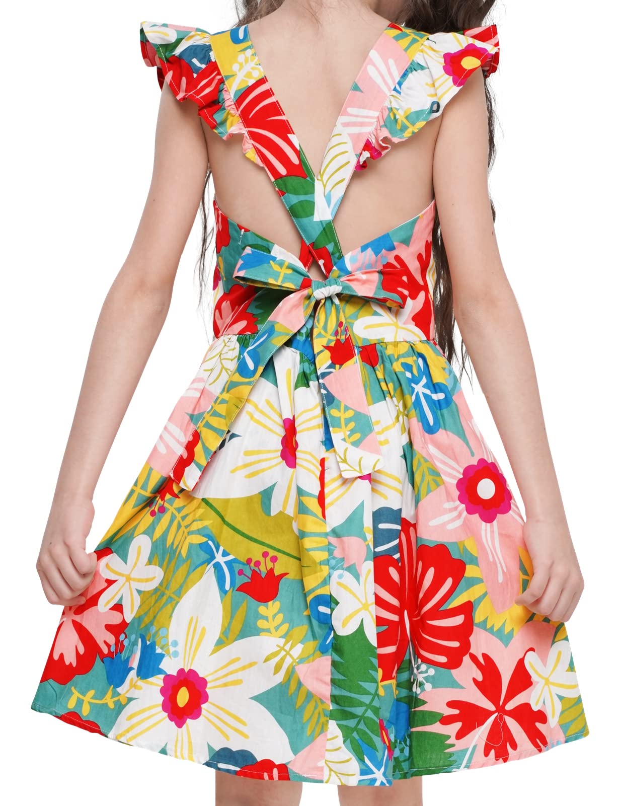 Kid Floral Cotton Girls Dresses Summer Girl Clothes