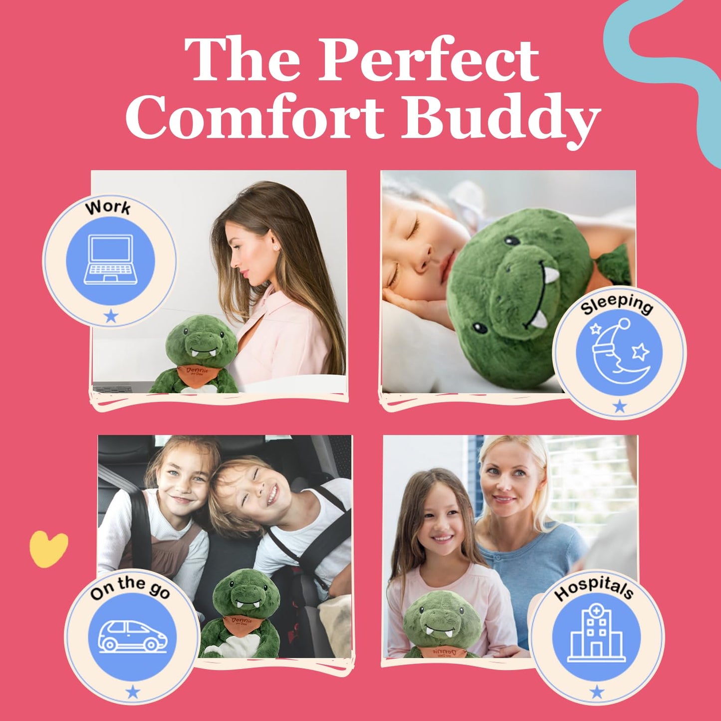 Lilly's Love Weighted Stuffed Animal, 5lb | Sensory Plush for Kids & Adults | Machine Washable Plushie w/Removable Inner | Calming Weighted Stuffed Animal for Anxiety, Stevie The Sloth