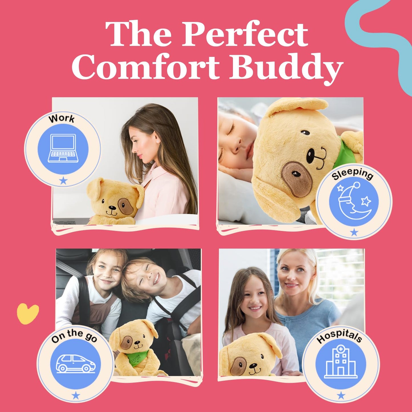Lilly's Love Weighted Stuffed Animal, 5lb | Sensory Plush for Kids & Adults | Machine Washable Plushie w/Removable Inner | Calming Weighted Stuffed Animal for Anxiety, Stevie The Sloth