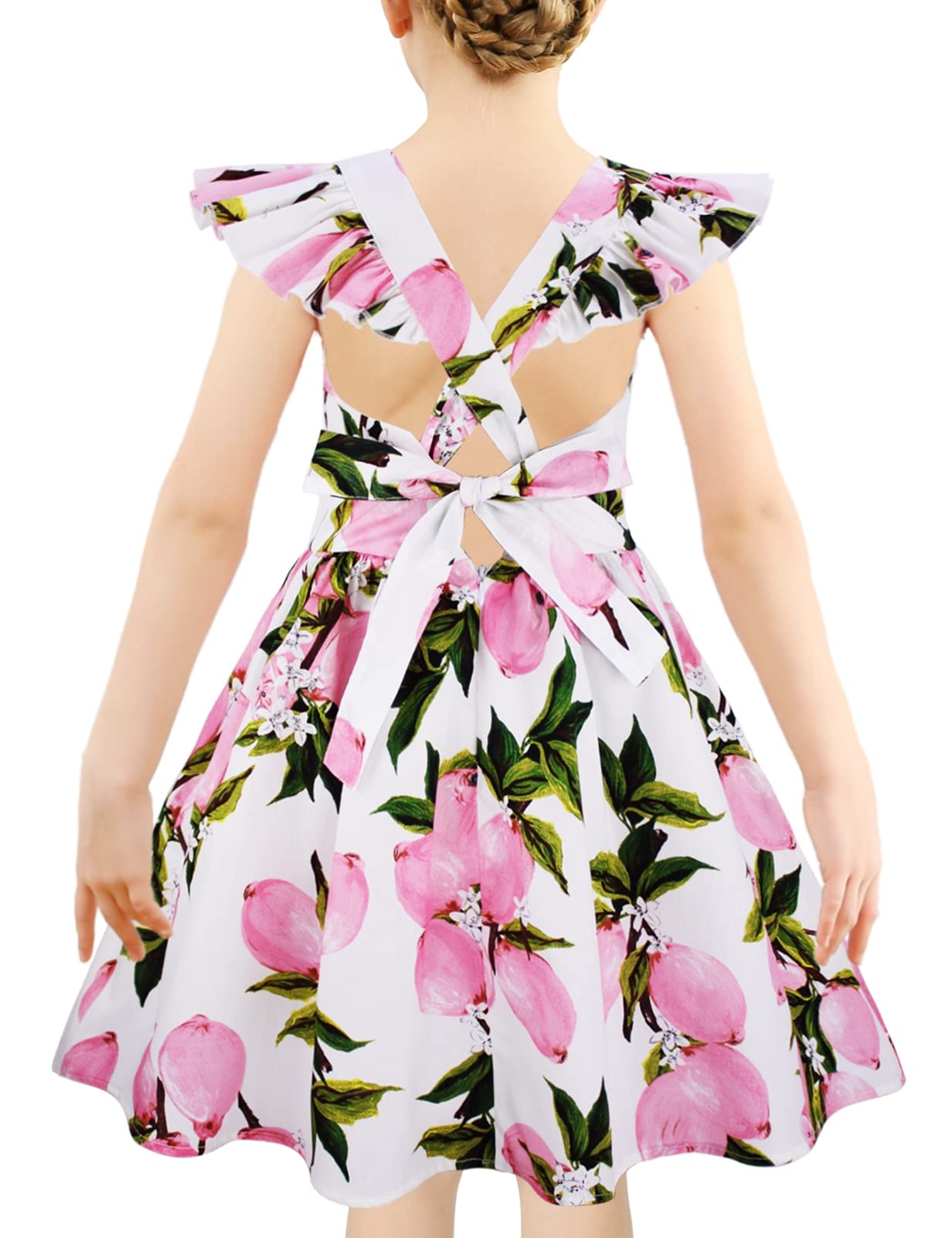 Kid Floral Cotton Girls Dresses Summer Girl Clothes
