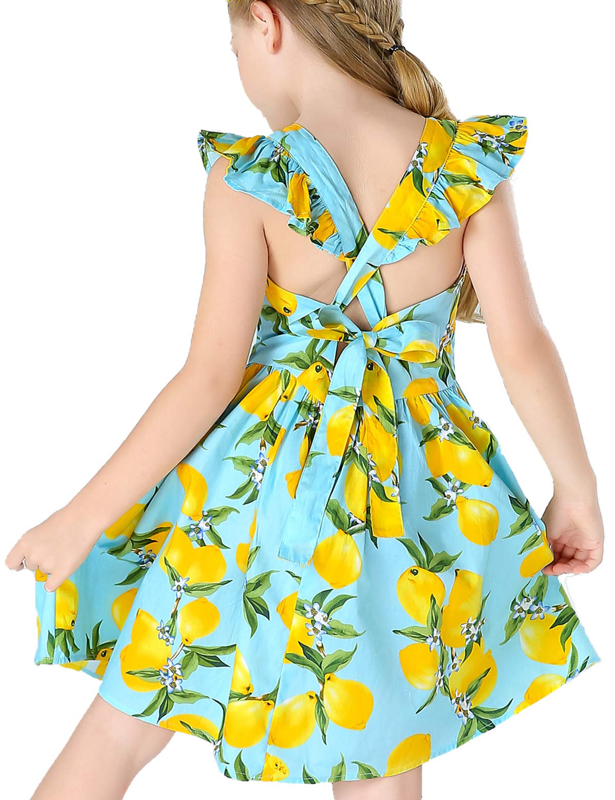 Kid Floral Cotton Girls Dresses Summer Girl Clothes
