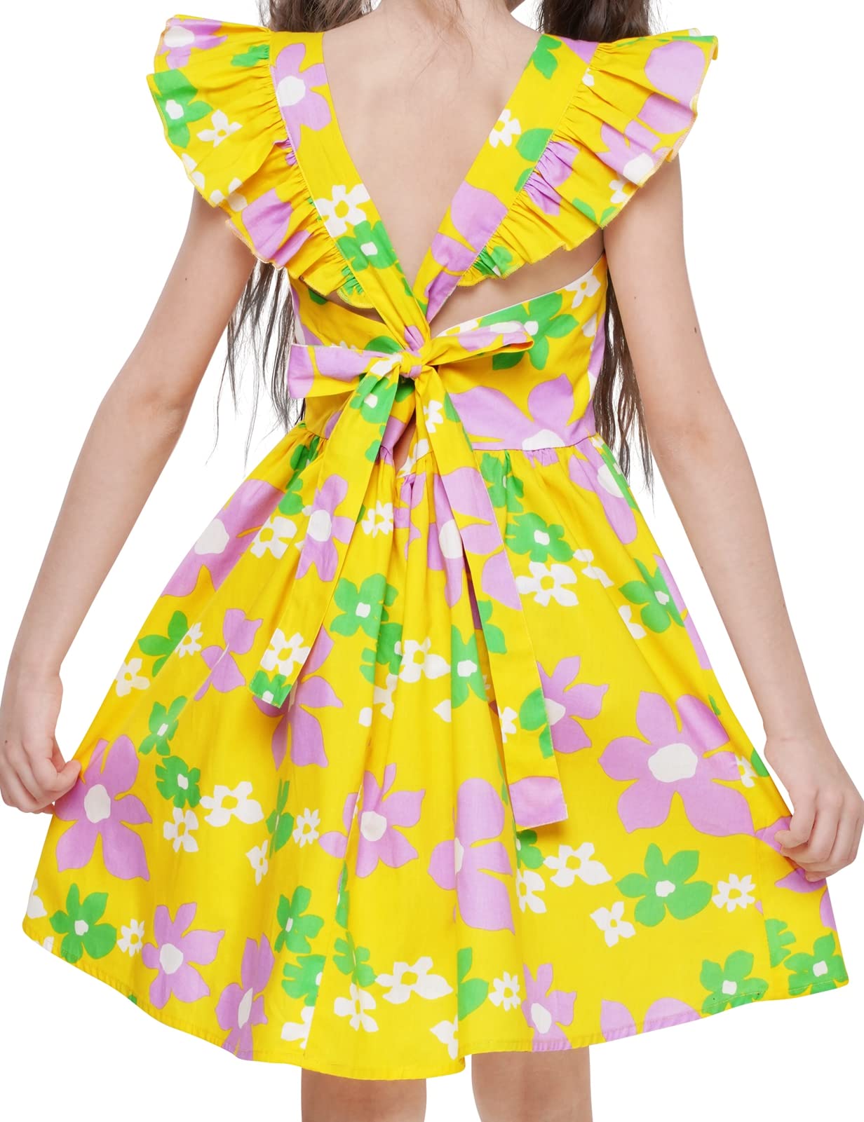 Kid Floral Cotton Girls Dresses Summer Girl Clothes