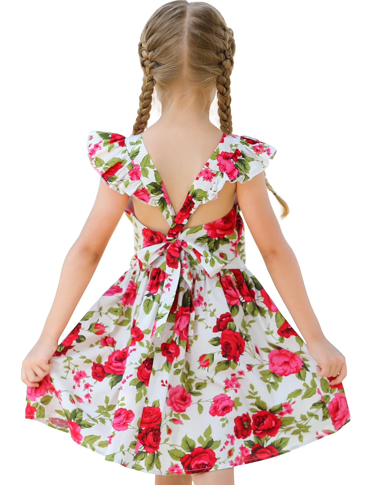 Kid Floral Cotton Girls Dresses Summer Girl Clothes