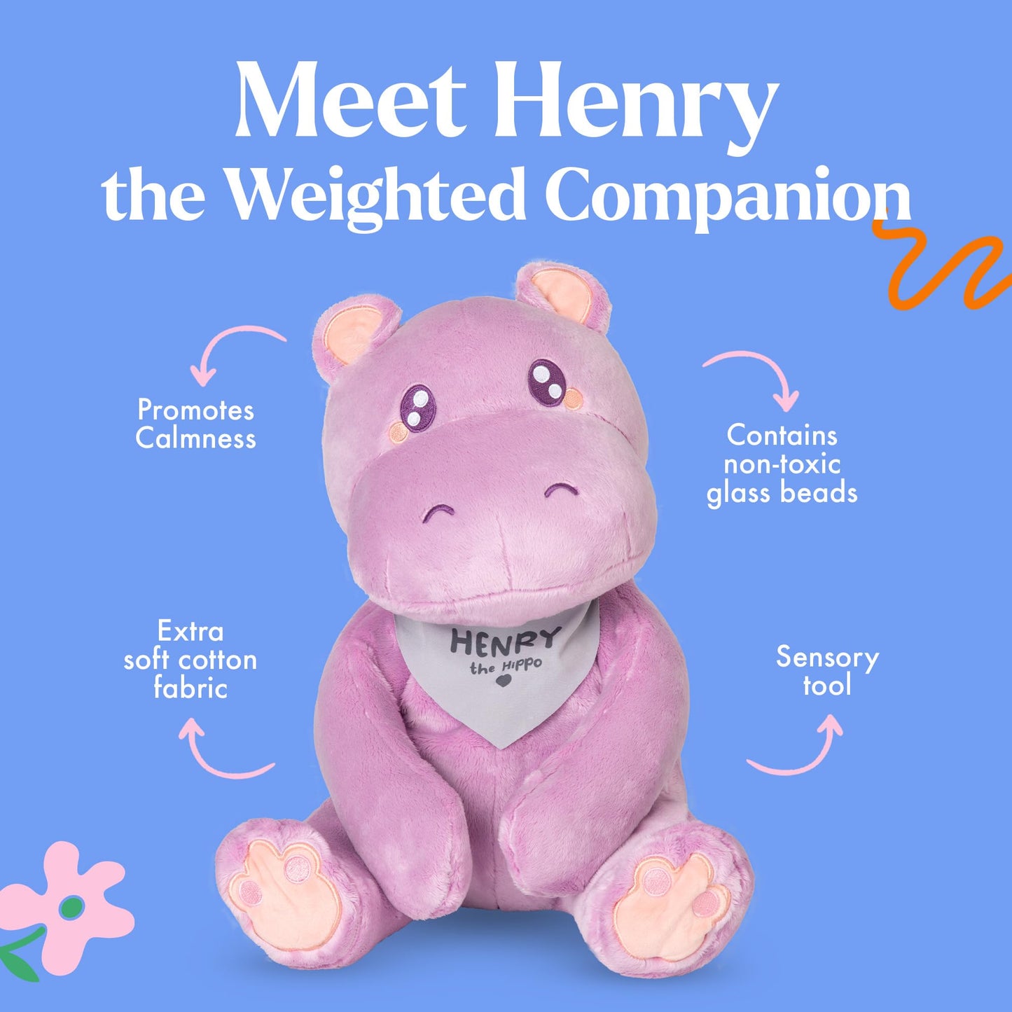 Lilly's Love Weighted Stuffed Animal, 5lb | Sensory Plush for Kids & Adults | Machine Washable Plushie w/Removable Inner | Calming Weighted Stuffed Animal for Anxiety, Stevie The Sloth