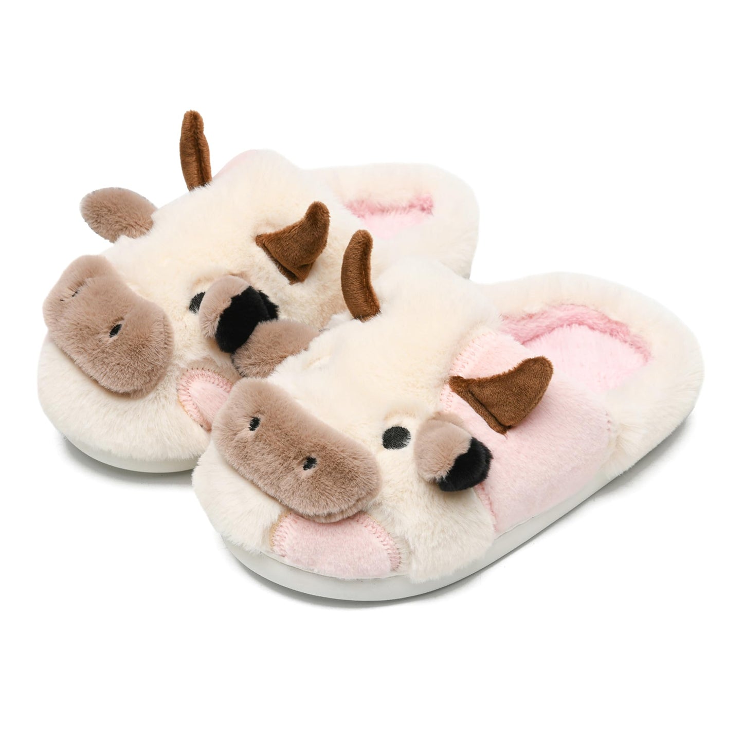 Cow Slippers Toddler Slippers Kids Slippers Boys Girls Soft Non-Slip slippers Memory Foam Toddler House Shoes Kawaii Bedroom Pillow Cloud Slippers for kids