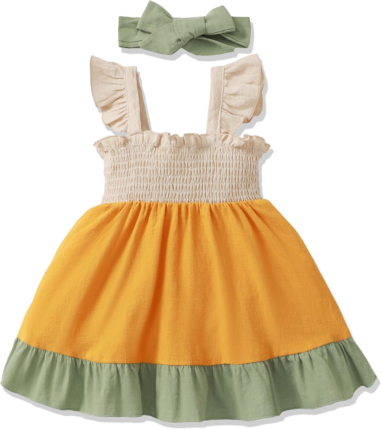 Toddler Baby Girl Dress Clothes Summer Dresses Outfits Little Girls Sleeveless Beach Sundress for Kids 12M-6T