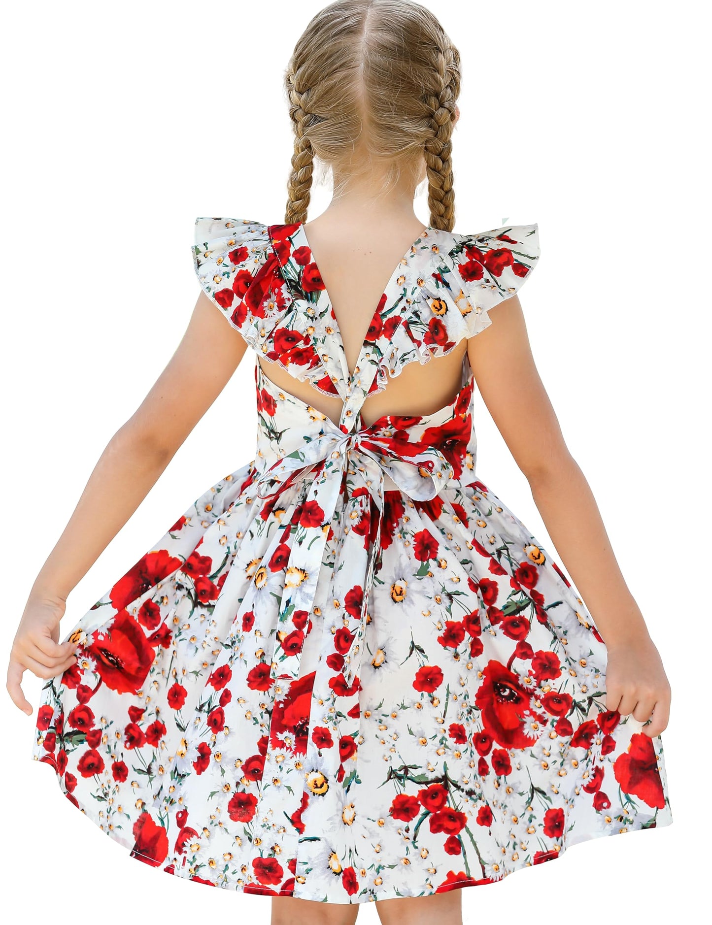 Kid Floral Cotton Girls Dresses Summer Girl Clothes
