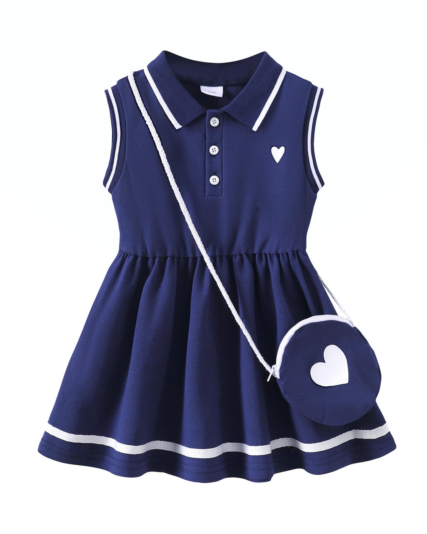 Little Toddler Girl Sporty Dress Summer Clothes Ruffle Sleeveless Kids Dresses Sport Causal Beach Sundress Girl Outfits