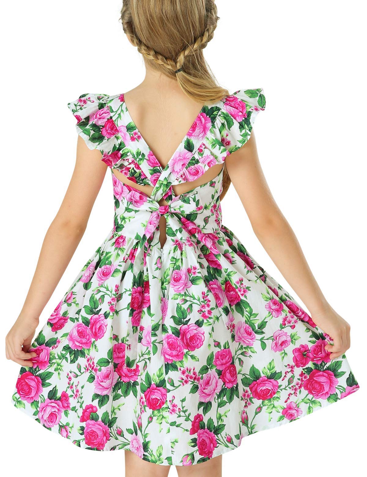 Kid Floral Cotton Girls Dresses Summer Girl Clothes