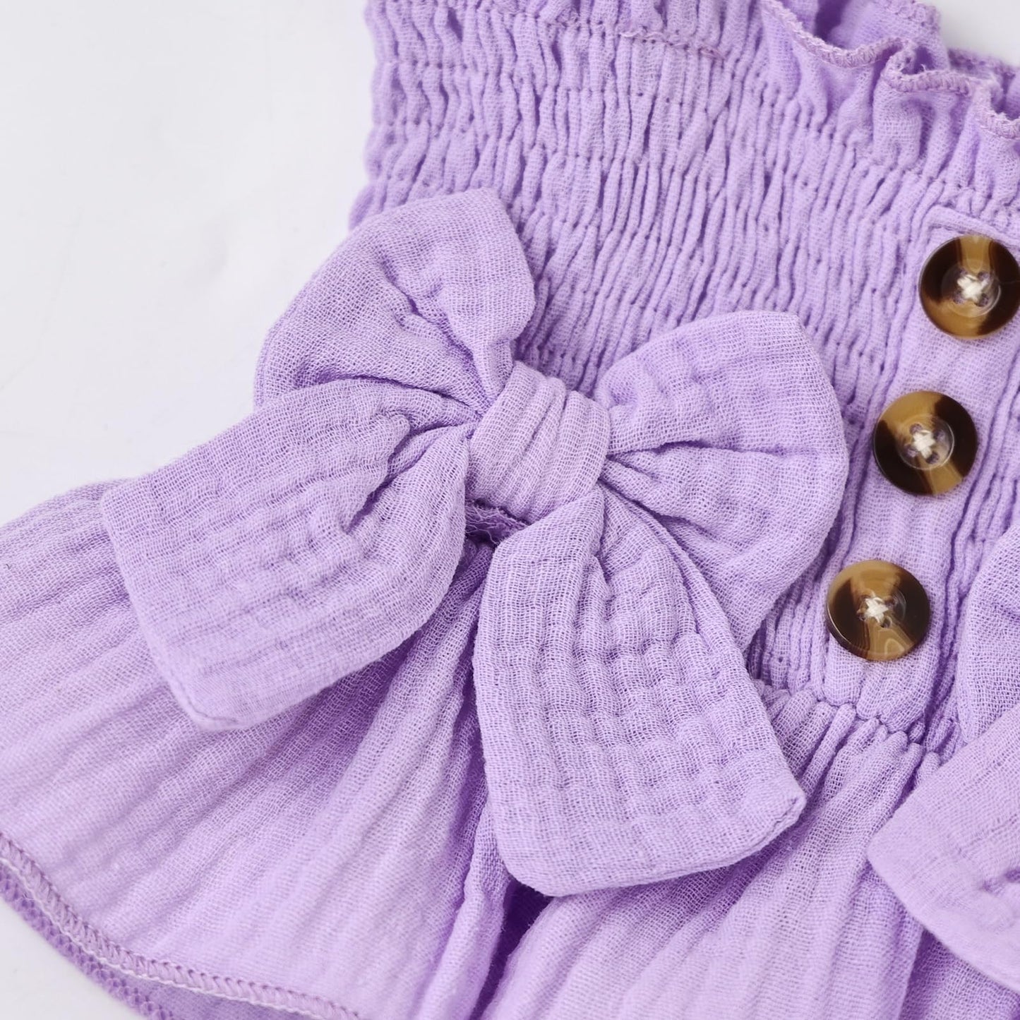 Toddler Baby Girl Clothes Summer Outfits Cute Bow Button Ruffle Camisole Pants Set 9-36 Months