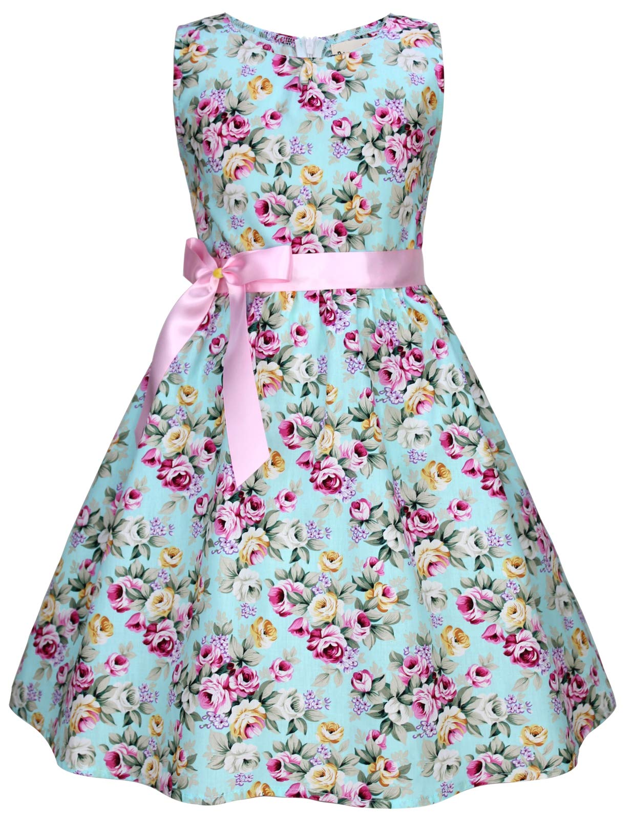 Kid Floral Cotton Girls Dresses Summer Girl Clothes