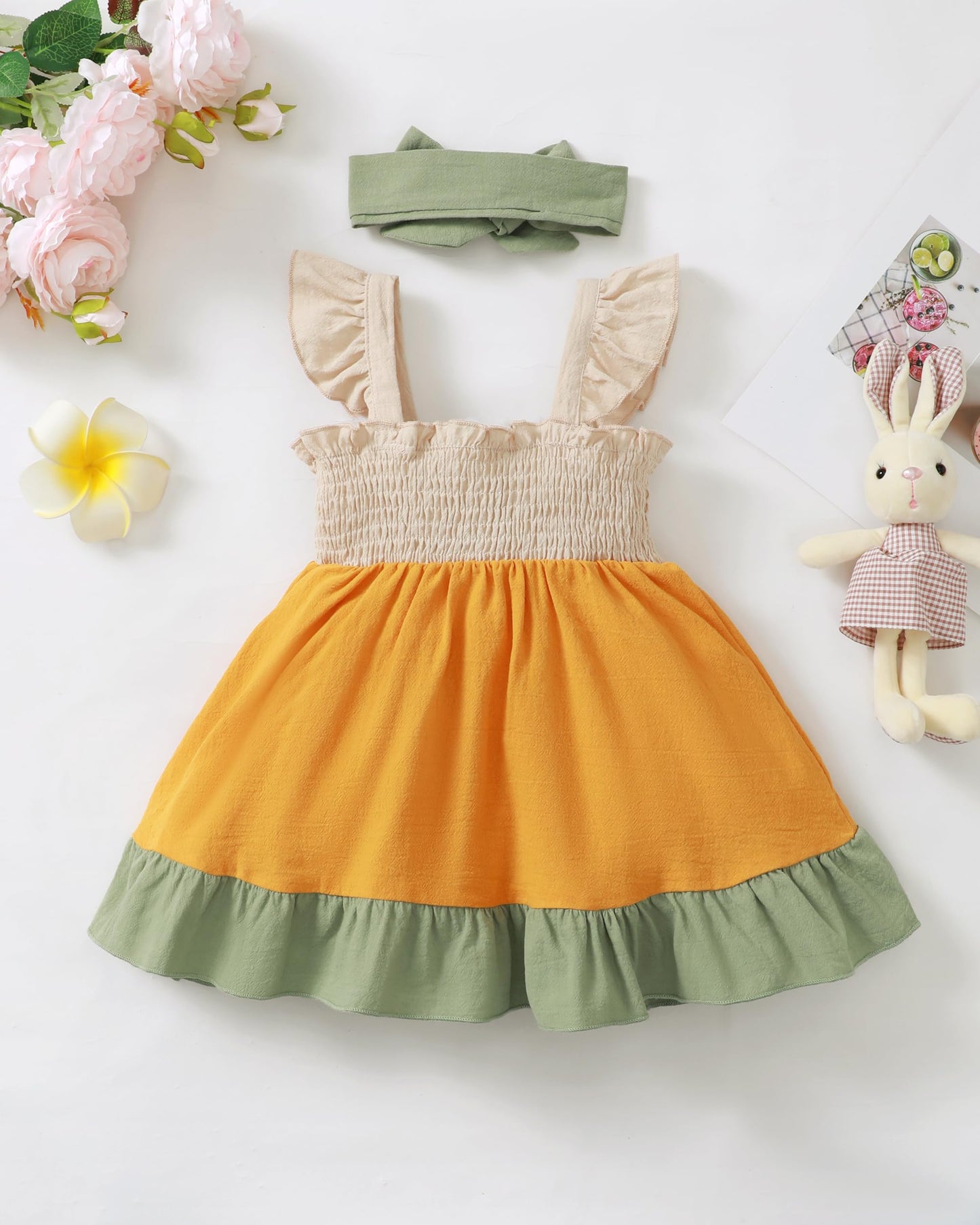 Toddler Baby Girl Dress Clothes Summer Dresses Outfits Little Girls Sleeveless Beach Sundress for Kids 12M-6T