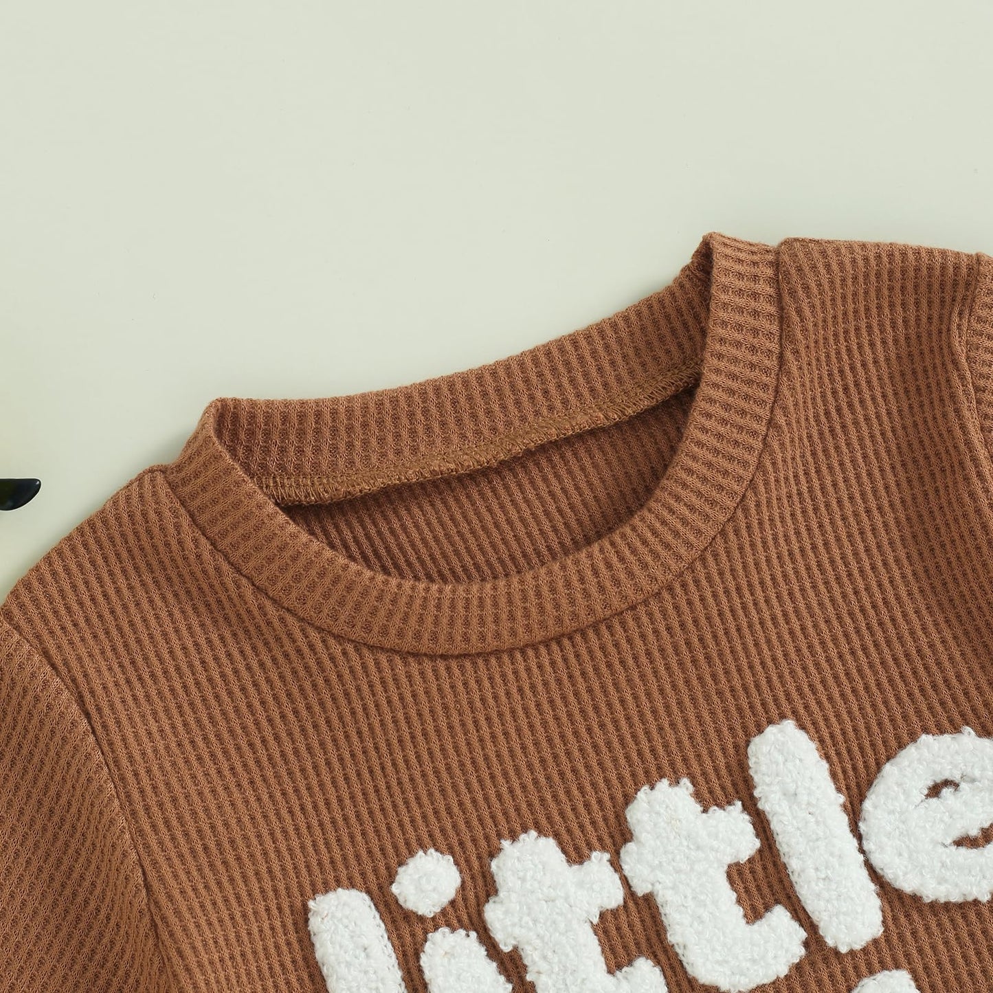 Kupretty Toddler Baby Boy Summer Clothes Embroiderey Waffle Knit Short Sleeve T-Shirt Tees + Casual Shorts Cute Clothing Set