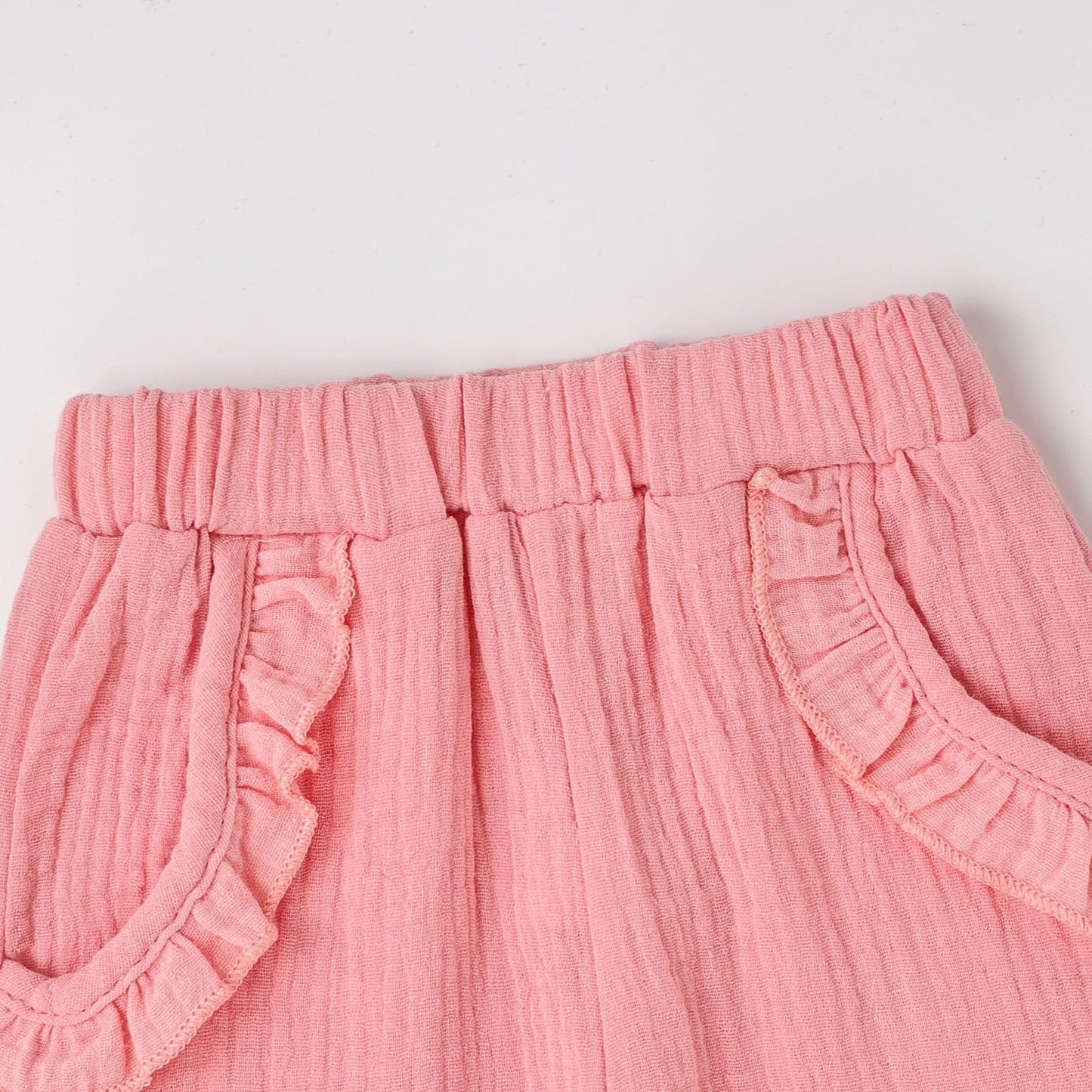Toddler Baby Girl Clothes Summer Outfits Cute Bow Button Ruffle Camisole Pants Set 9-36 Months