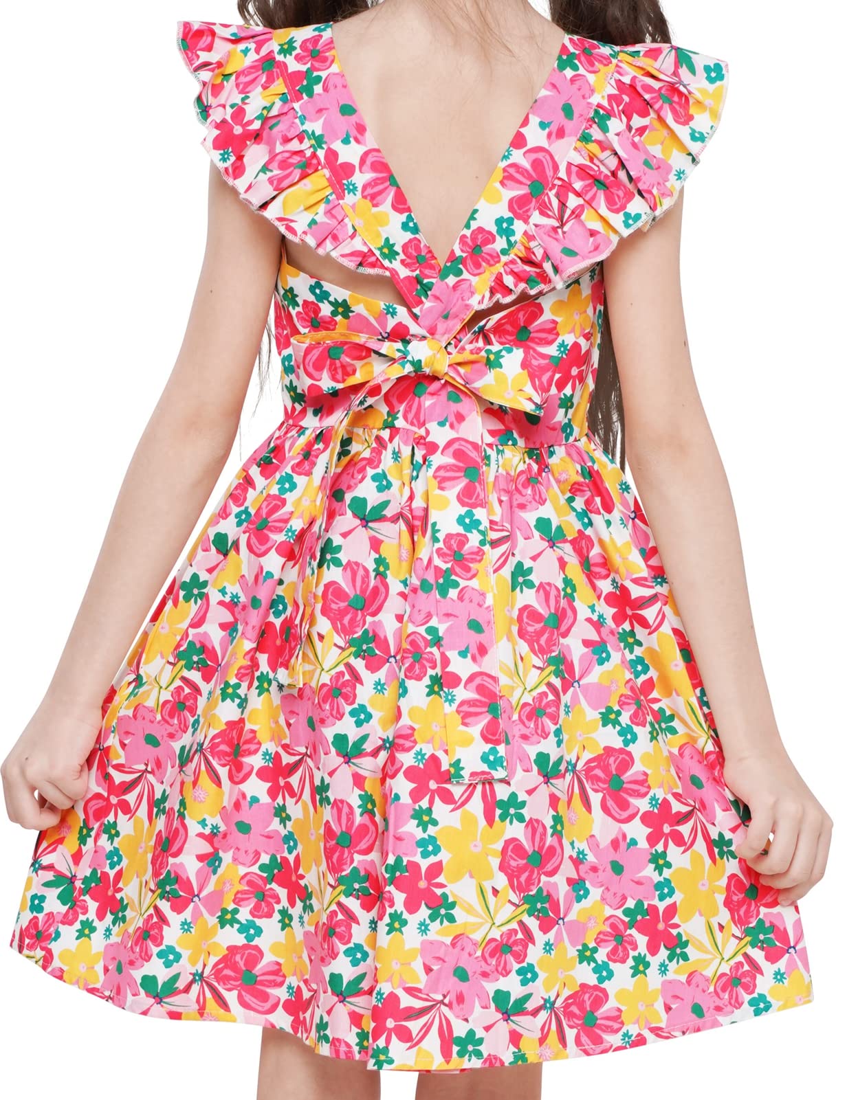 Kid Floral Cotton Girls Dresses Summer Girl Clothes