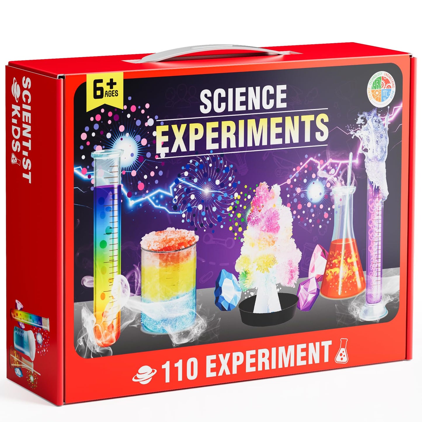Science Kits for Kids - 70 Experiments Science Kit for Kids Age 6-12 Year Old, STEM Educational Science Toys Gifts for Girls Boys, Chemistry Set, Crystal Growing, Erupting Volcano