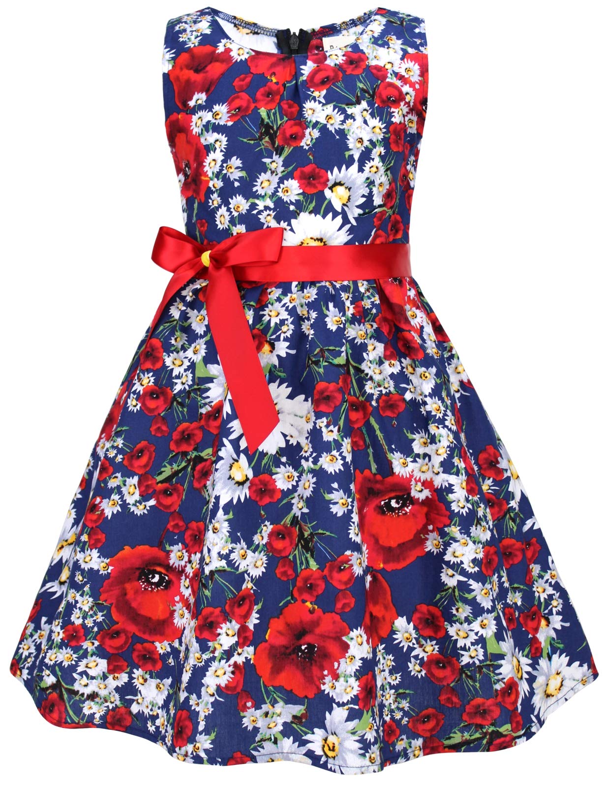 Kid Floral Cotton Girls Dresses Summer Girl Clothes