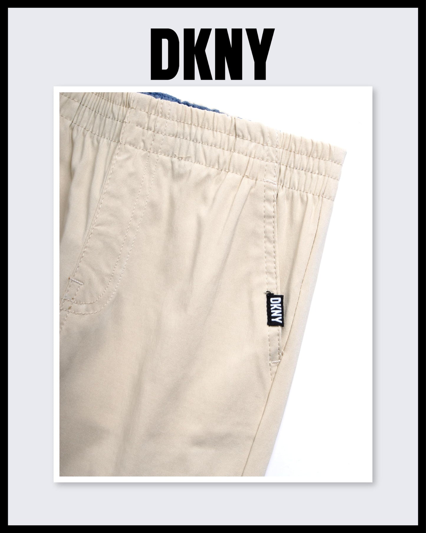 DKNY Boys' Pants Set - 2 Piece Short Sleeve Button Down Shirt and Tech Pants - Summer Outfit Set for Toddler Boys (2T-7)