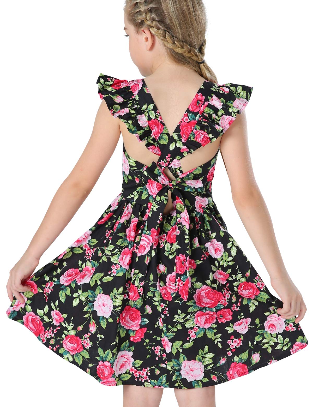 Kid Floral Cotton Girls Dresses Summer Girl Clothes