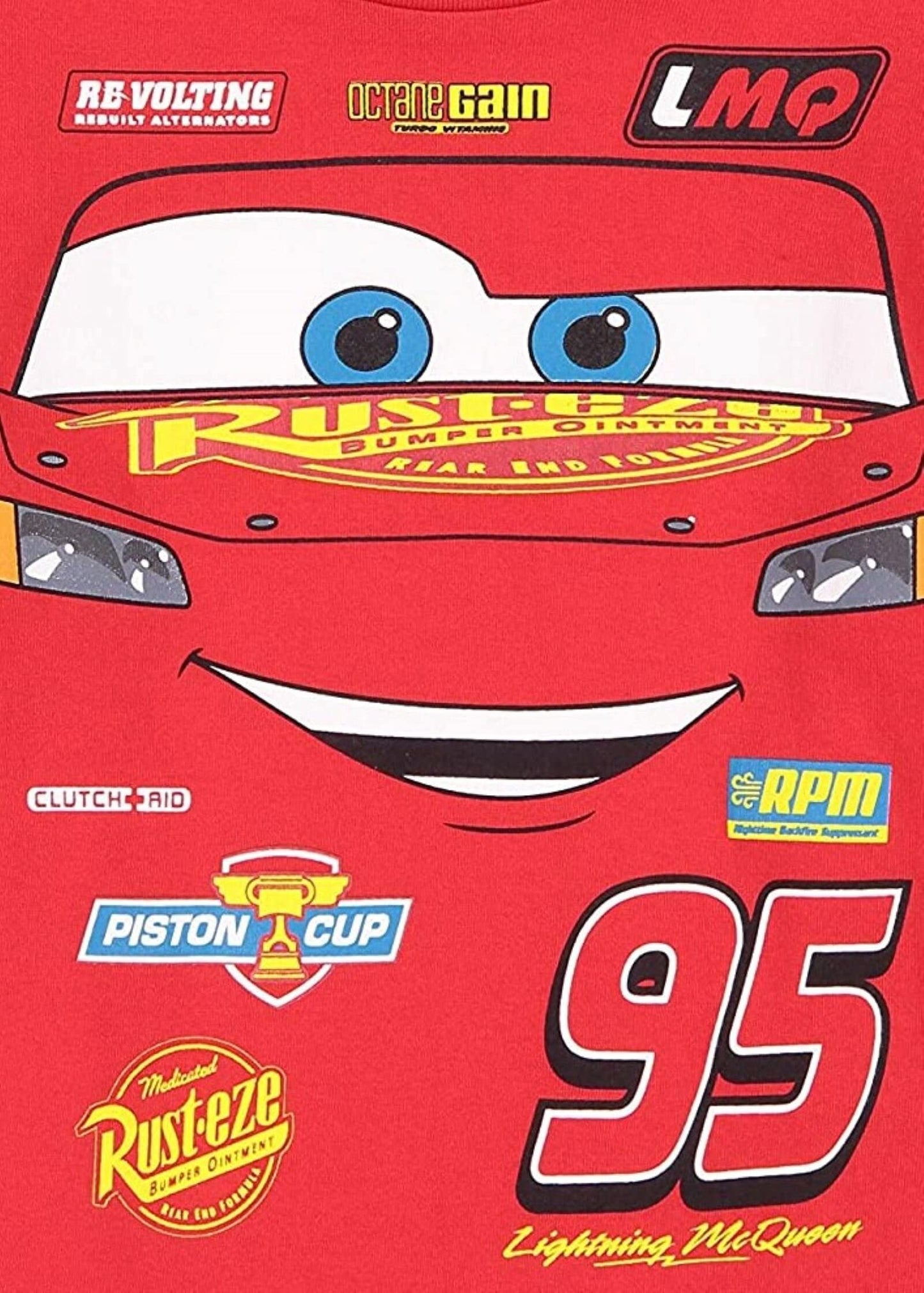 Disney Pixar Cars Tow Mater Lightning McQueen 3 Pack T-Shirts Infant to Big Kid