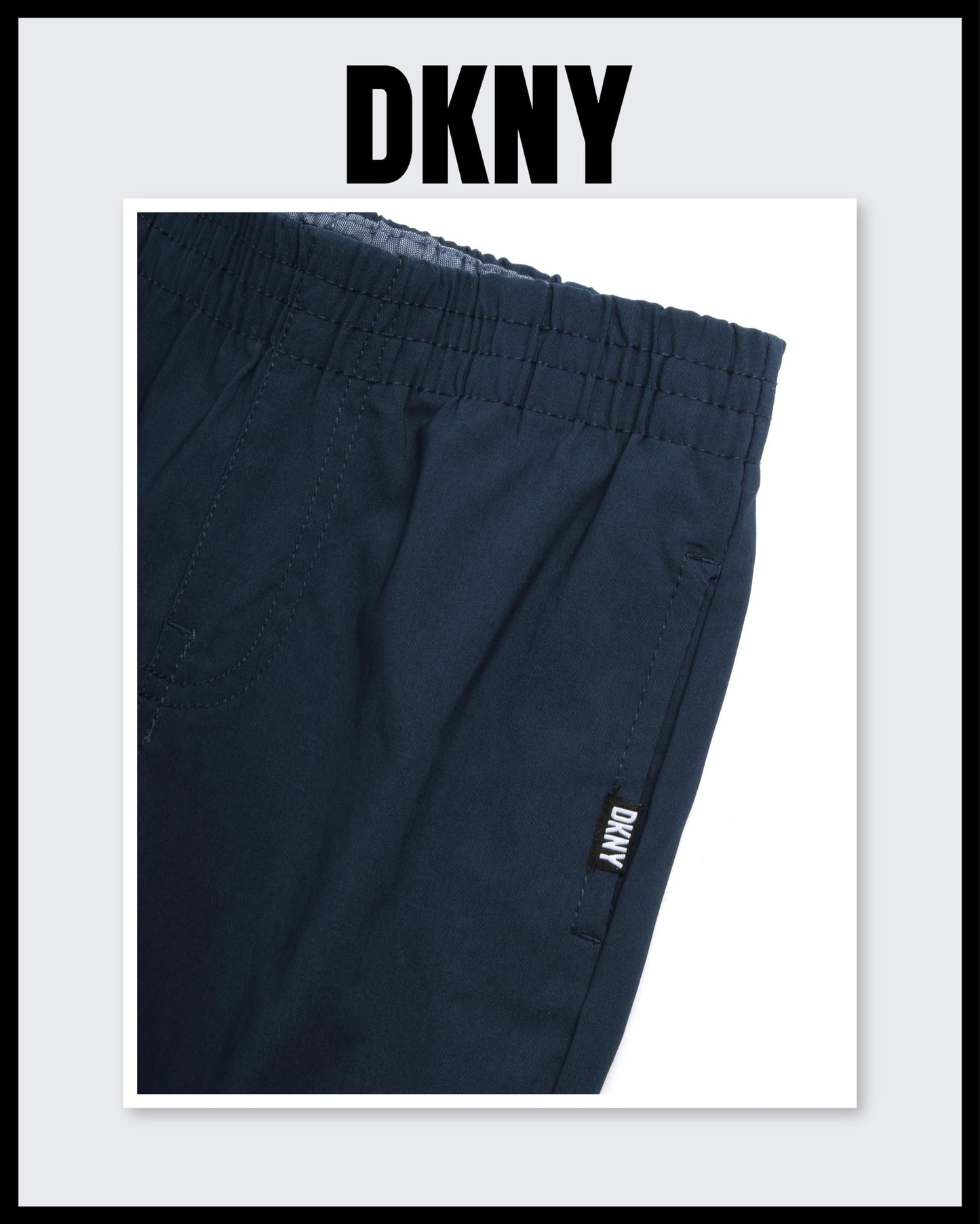 DKNY Boys' Pants Set - 2 Piece Short Sleeve Button Down Shirt and Tech Pants - Summer Outfit Set for Toddler Boys (2T-7)