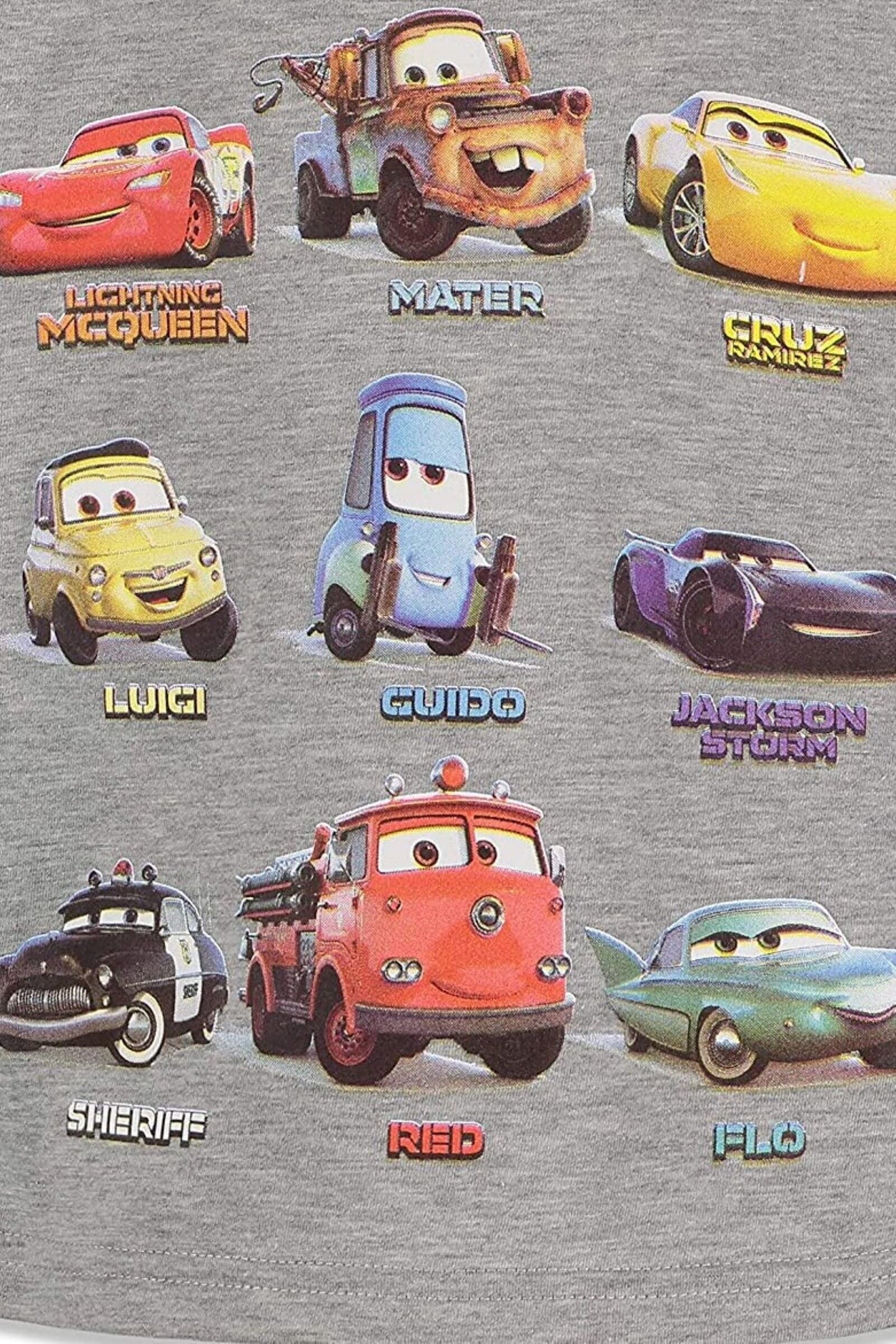 Disney Pixar Cars Tow Mater Lightning McQueen 3 Pack T-Shirts Infant to Big Kid