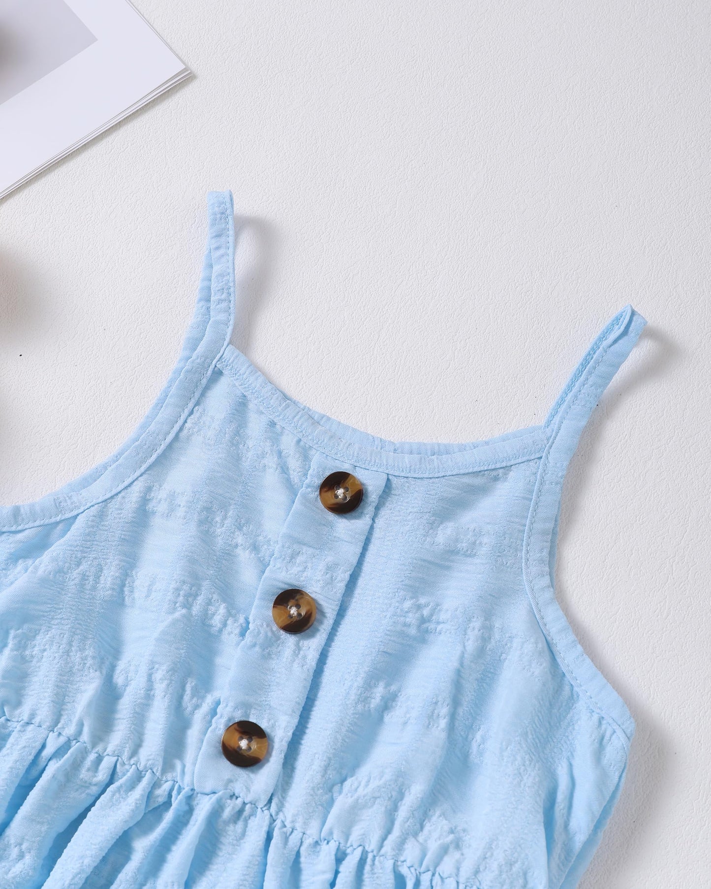 Toddler Baby Girl Dress Clothes Summer Dresses Outfits Little Girls Sleeveless Beach Sundress for Kids 12M-6T