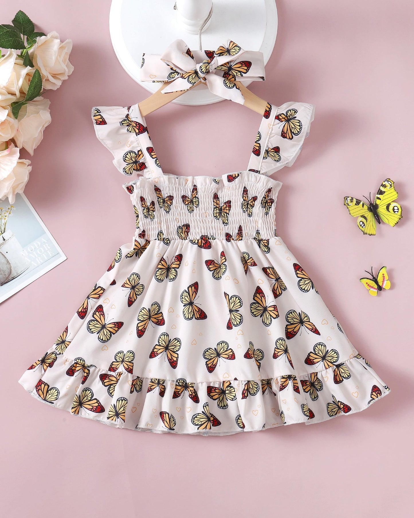 Toddler Baby Girl Dress Clothes Summer Dresses Outfits Little Girls Sleeveless Beach Sundress for Kids 12M-6T