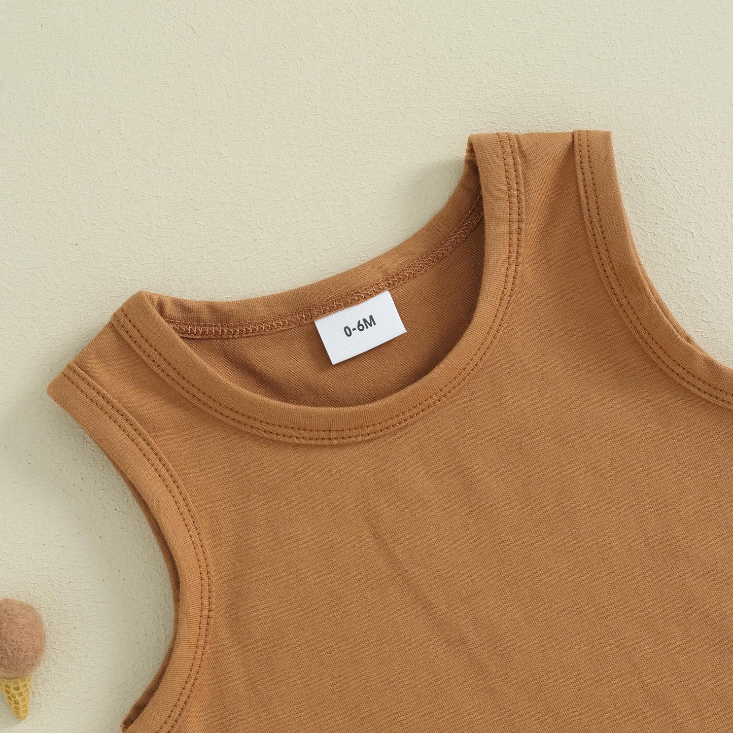 Kupretty Baby Boy Summer Clothes Sleeveless Tank Tops Vest T-Shirt + Casual Shorts Toddler Outfits Set
