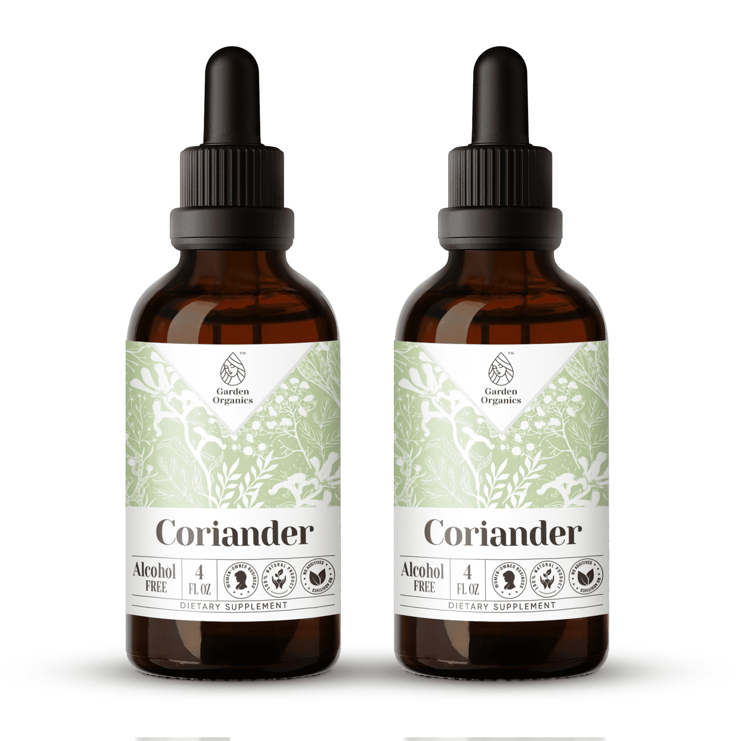 Coriander Seed Extract, Natural Herbal Supplement for Digestive Support, Coriander (Coriandrum Sativum) Dried Seed Tincture, Alcohol-Free, Drops 2 Oz