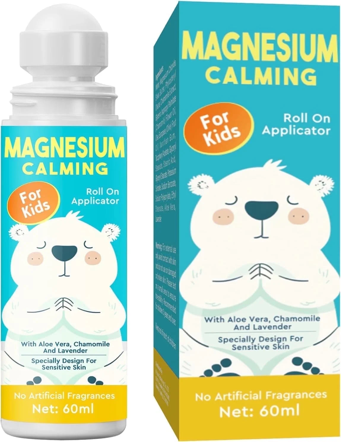 Magnesium Lotion for Kids Sleep & Calm - Help Children Calm and Sleep, Support a Balanced Mood, Bedtime & Night, New